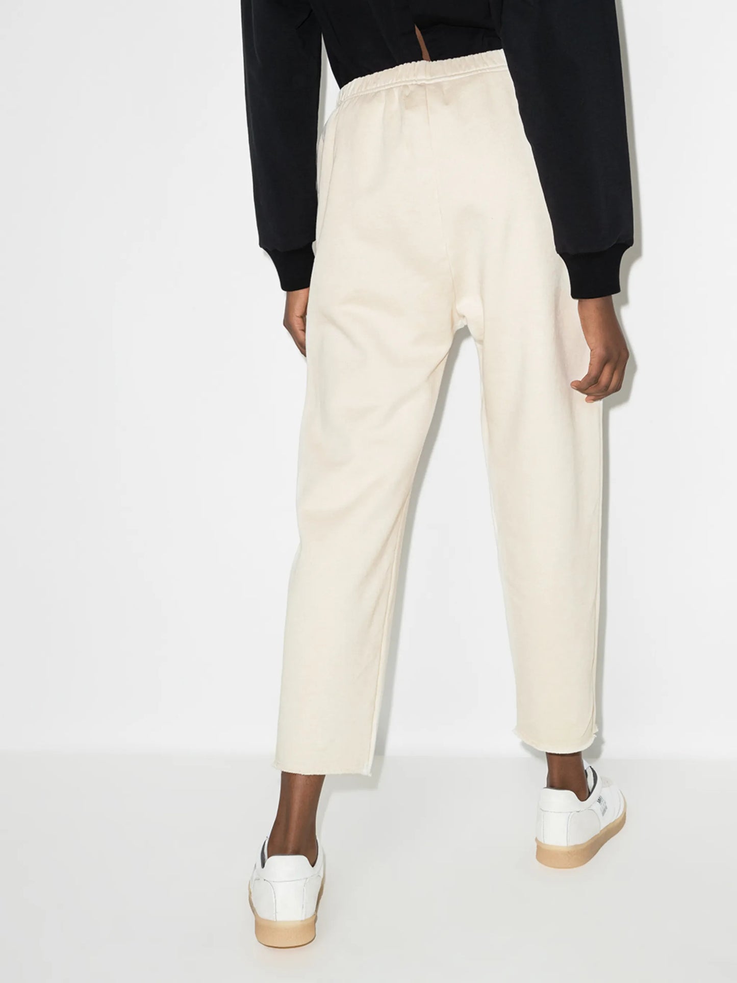 elasticated cotton track pants