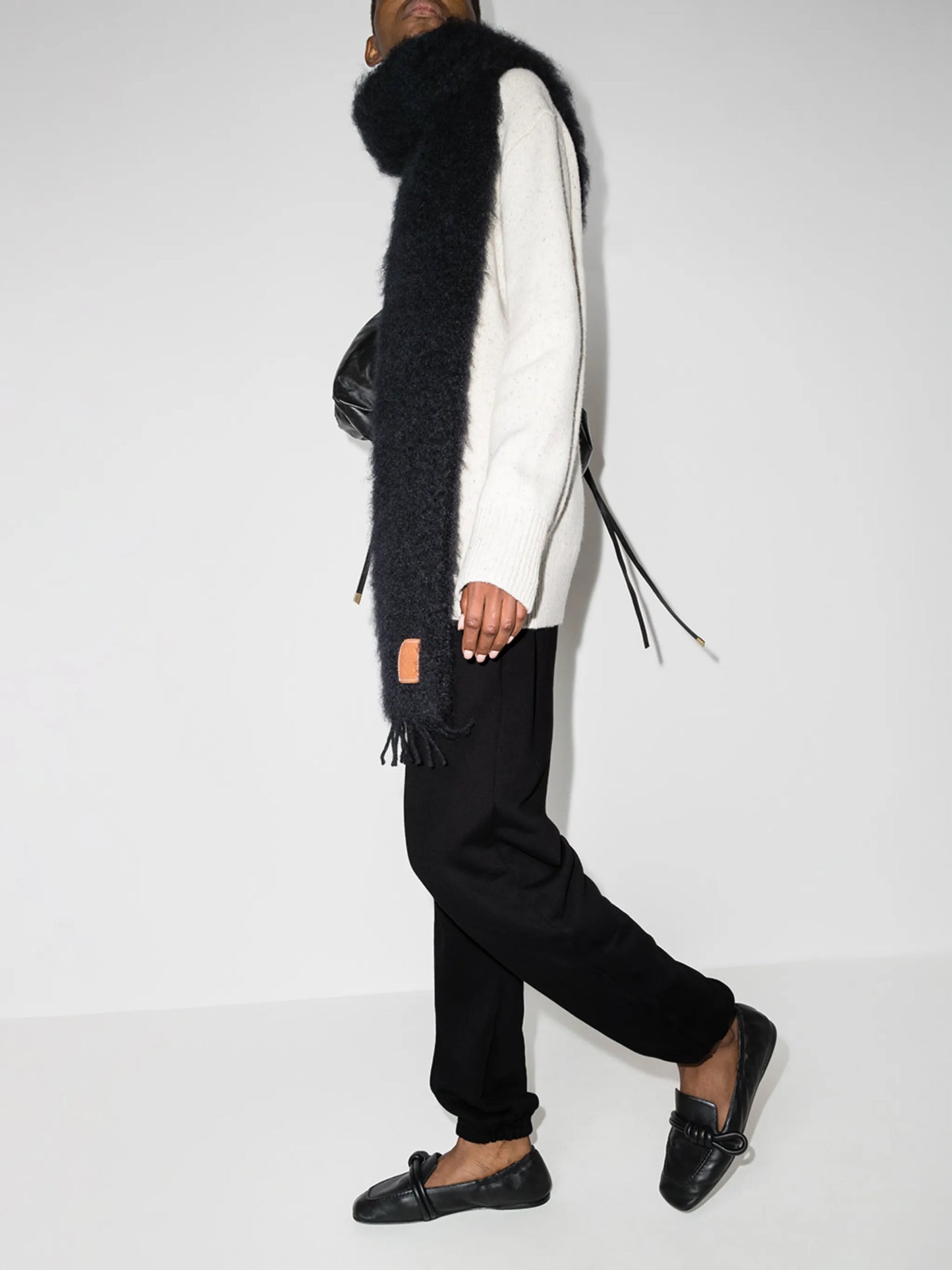 tapered cotton track pants
