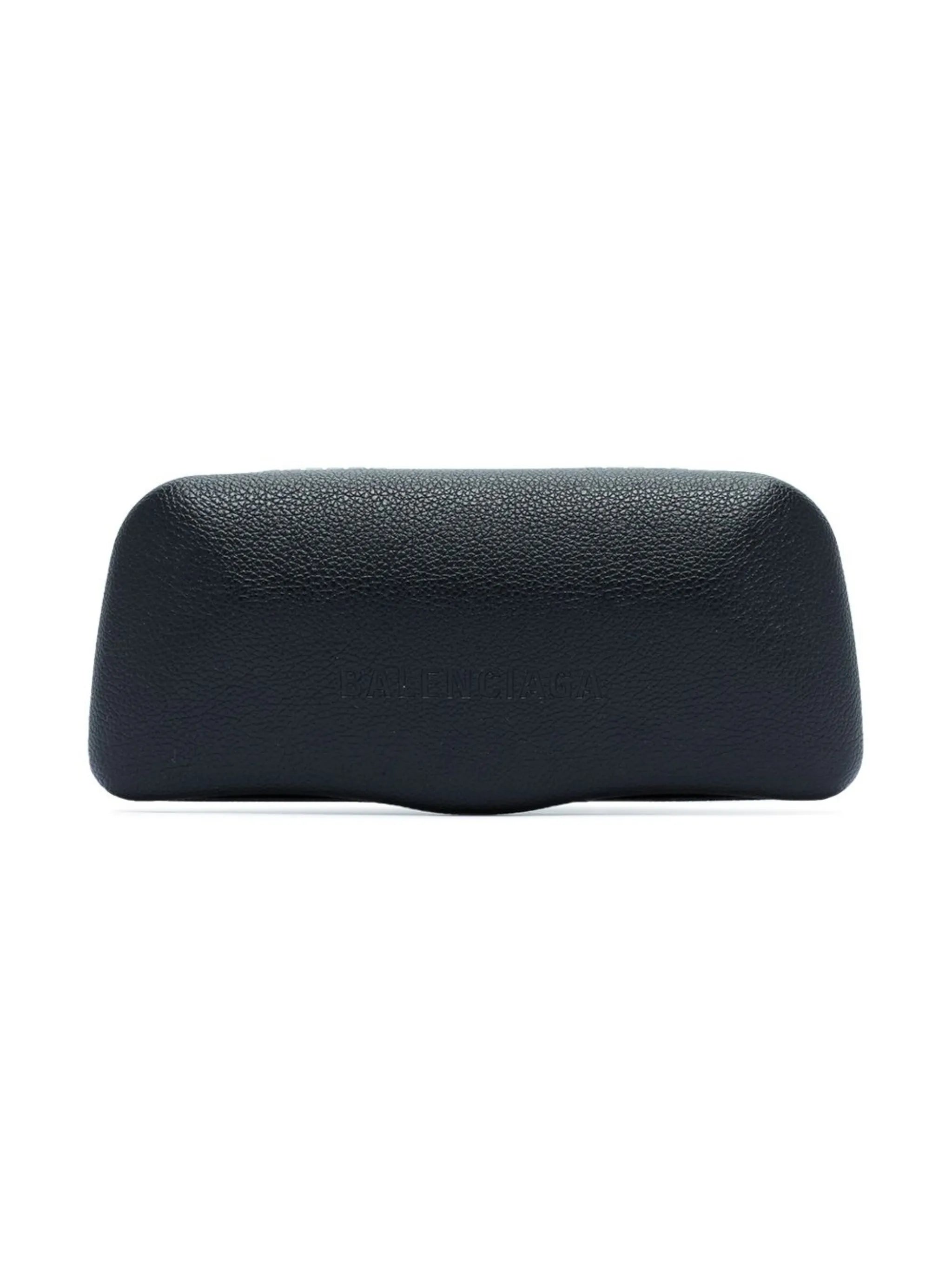 logo-engraved cat-eye sunglasses