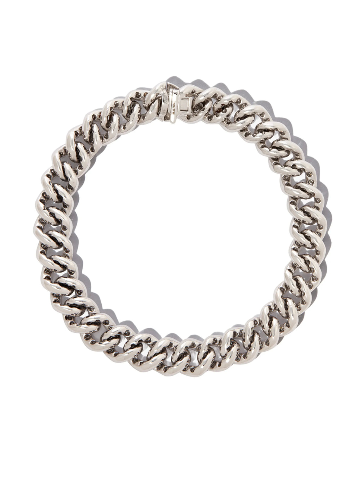 diamond pave essential link bracelet