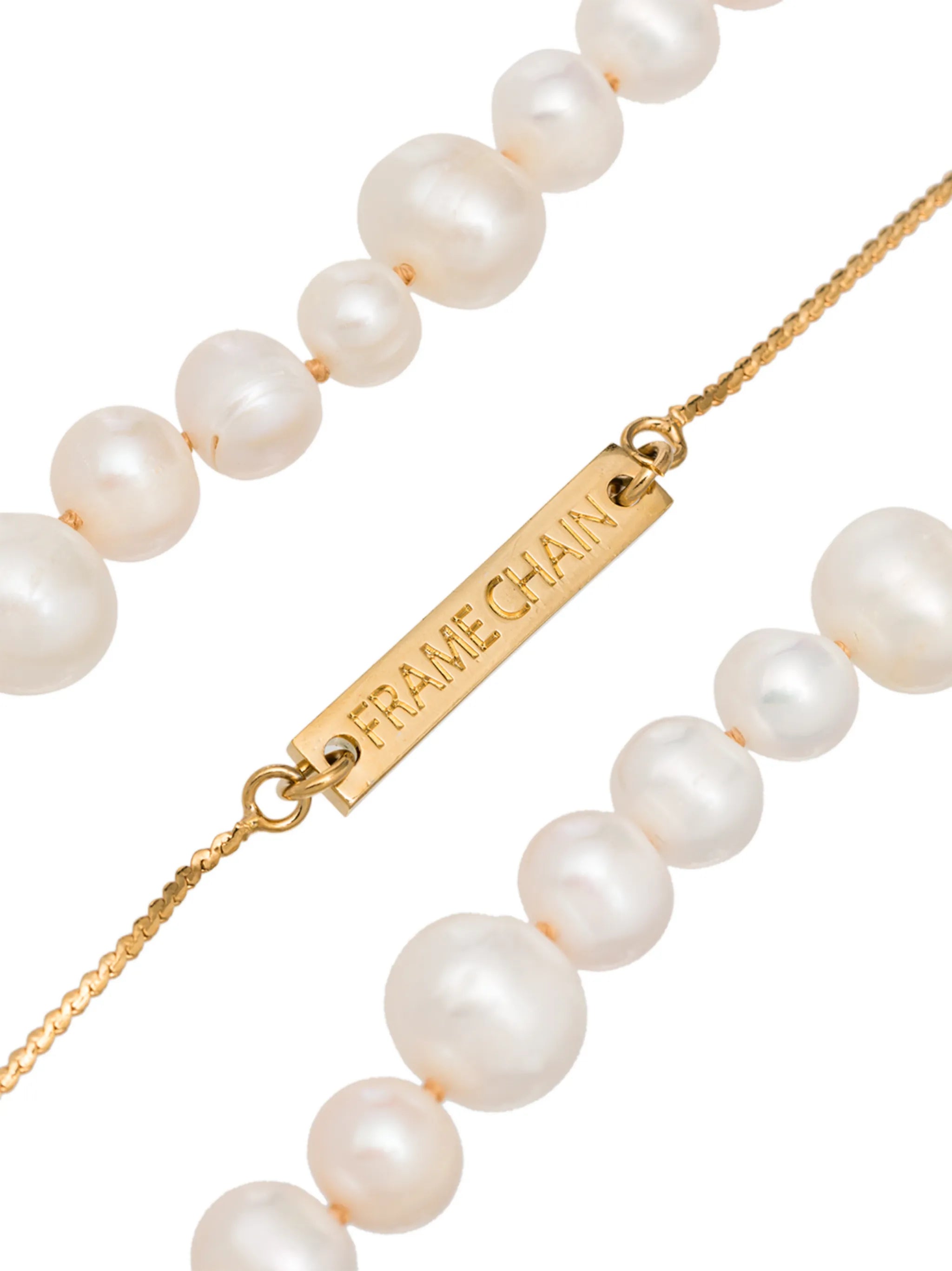 18kt gold plated pearly princess chain