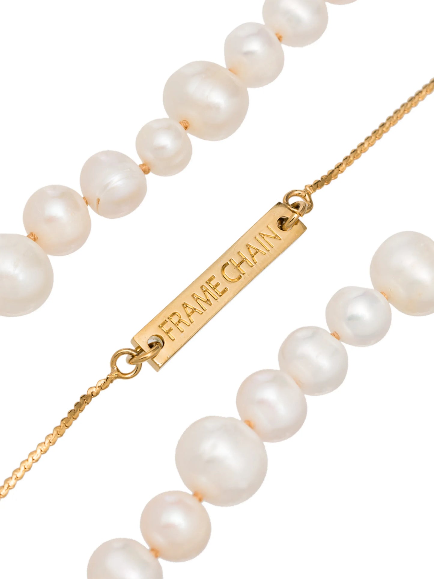 18kt gold plated pearly princess chain