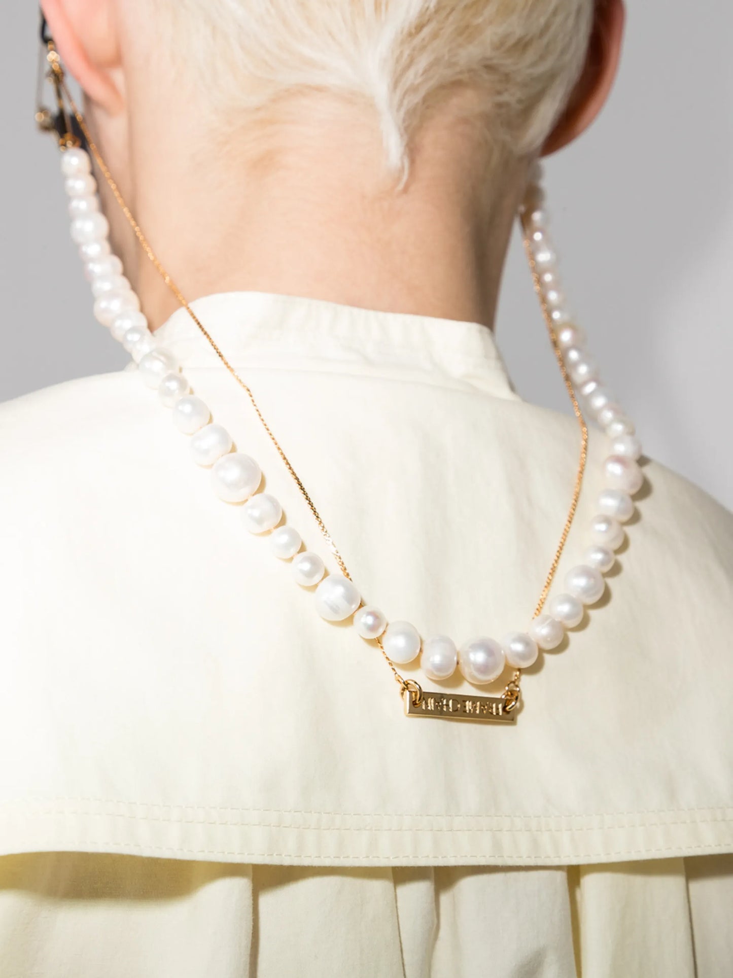 18kt gold plated pearly princess chain