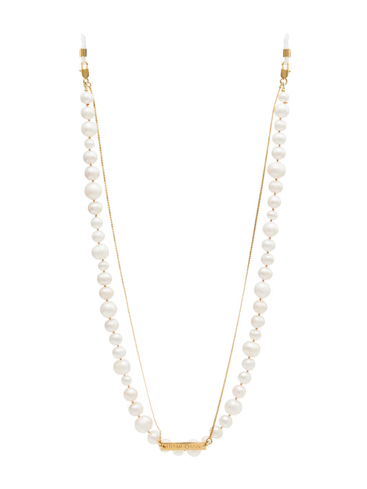 18kt gold plated pearly princess chain
