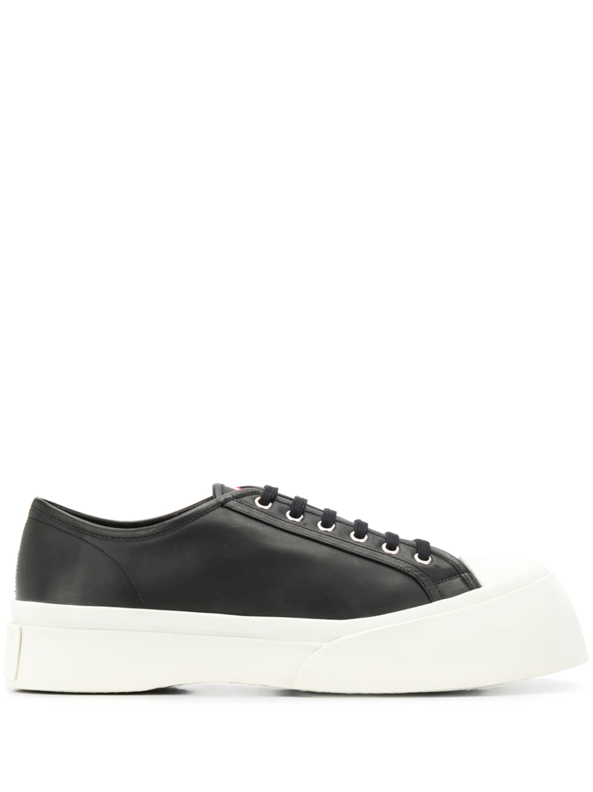 Pablo leather flatform sneakers