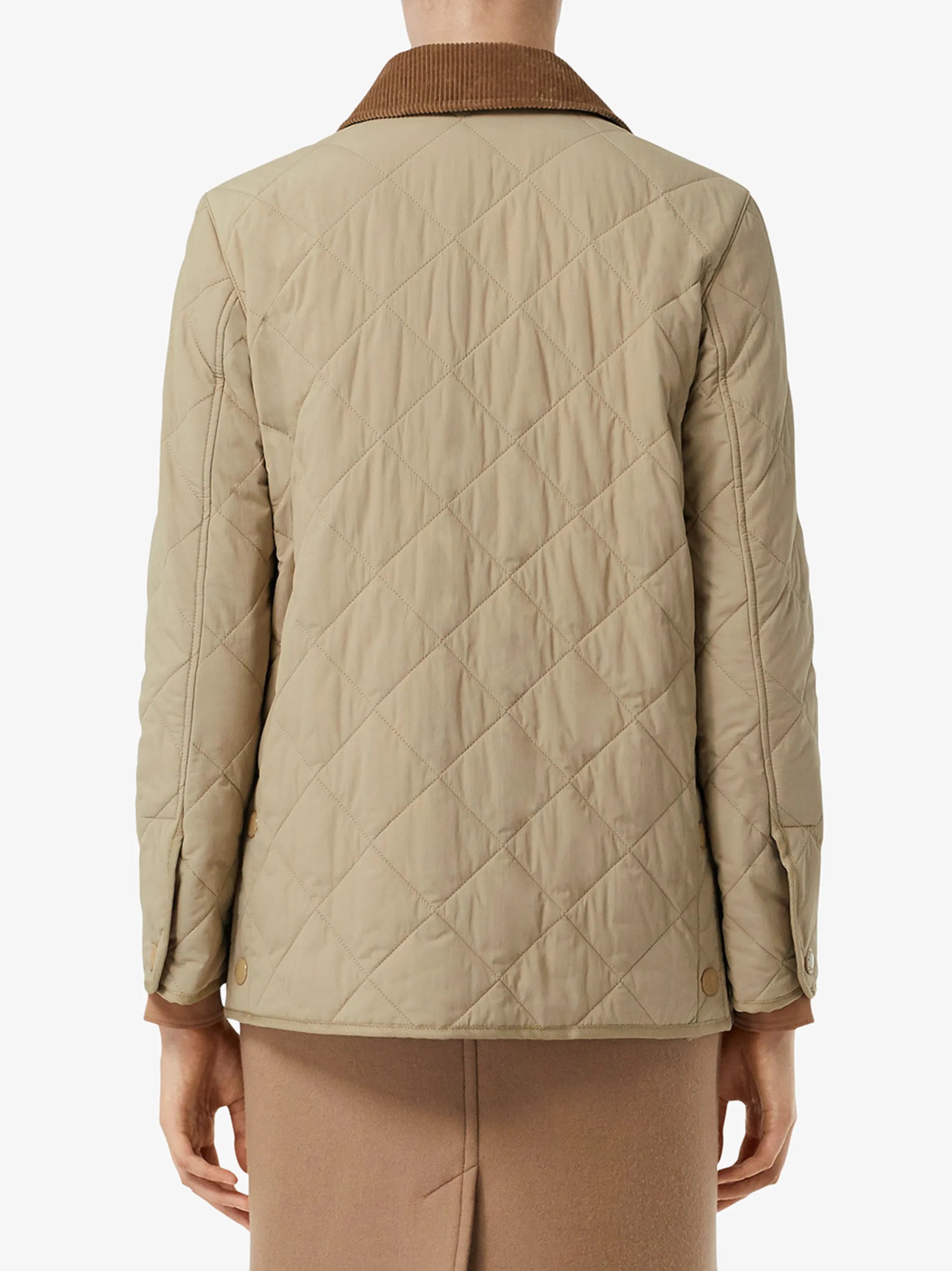 diamond quilted barn jacket