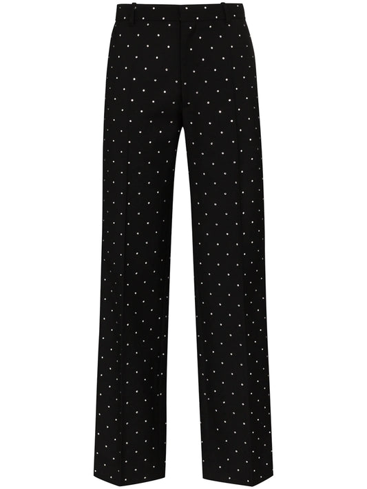 crystal-embellished trousers
