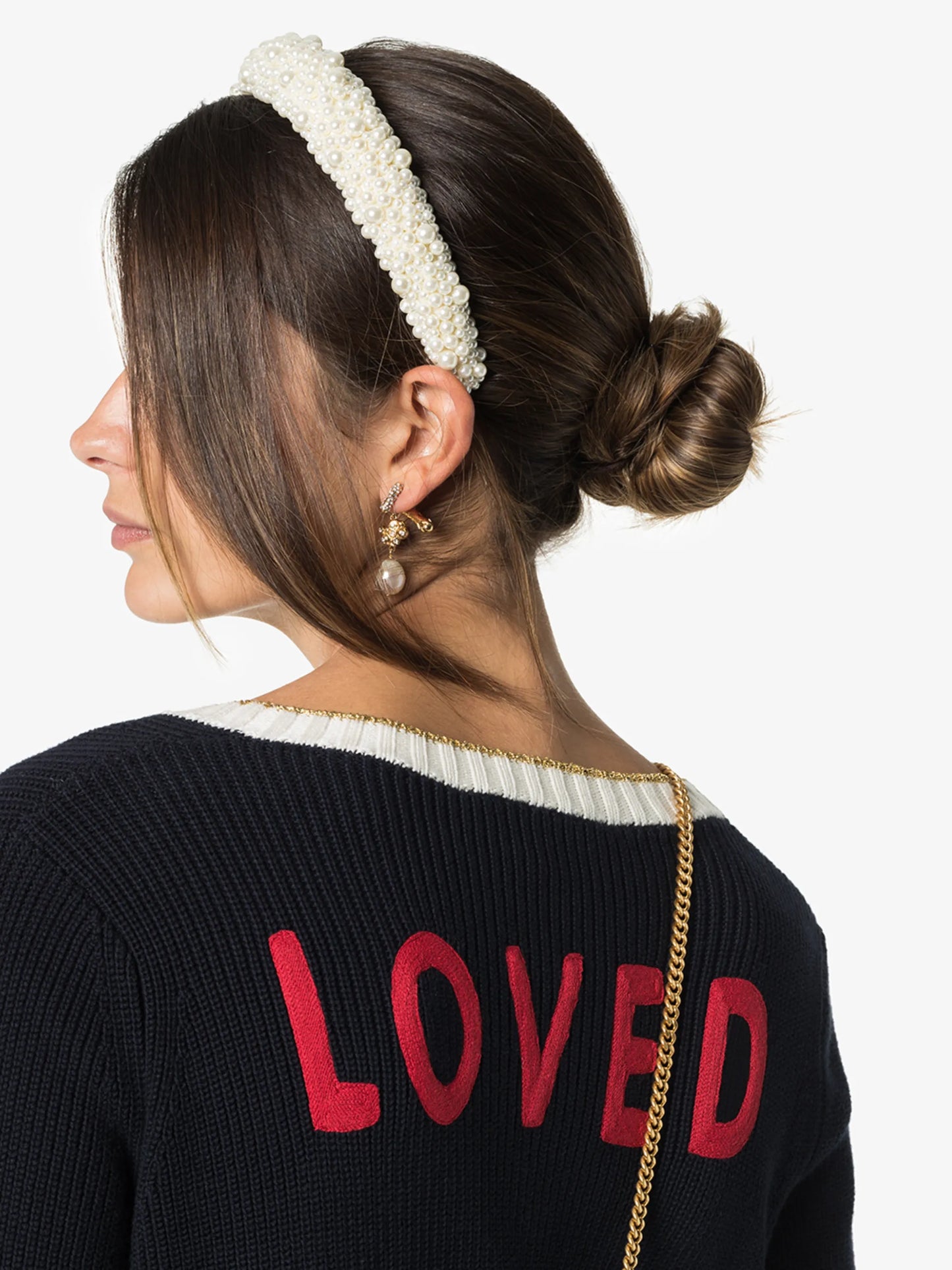 Bailey pearl-embellished headband