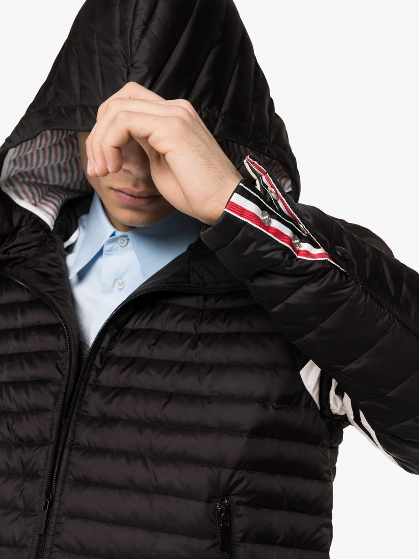 4 stripe padded jacket