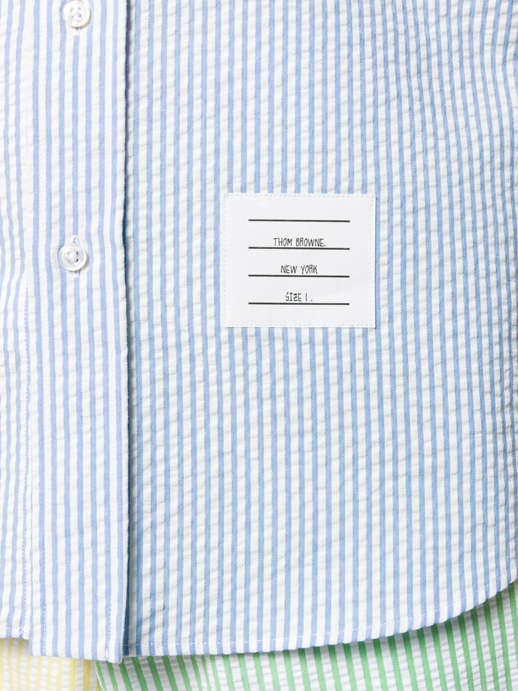 striped seersucker shirt