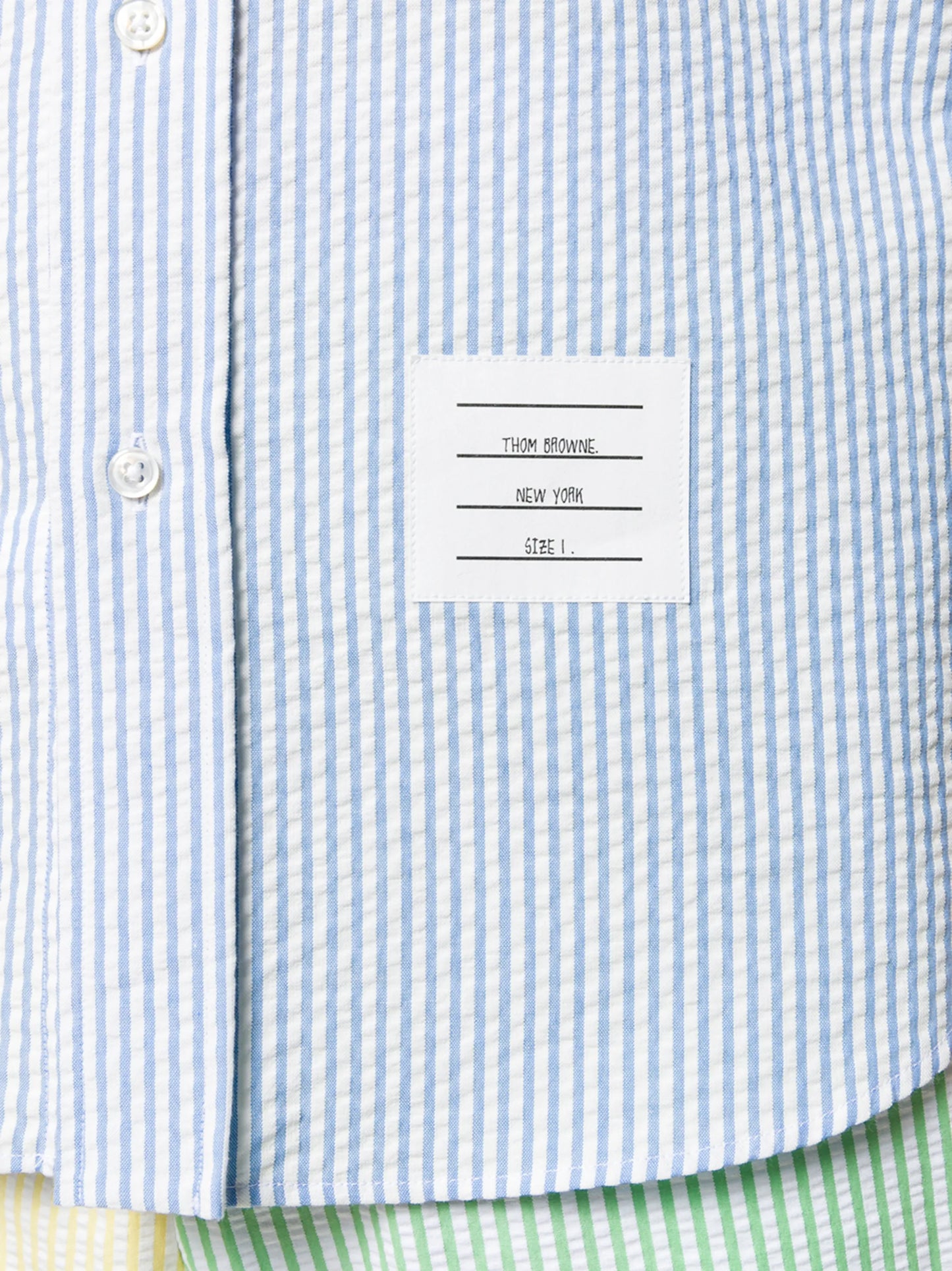 striped seersucker shirt