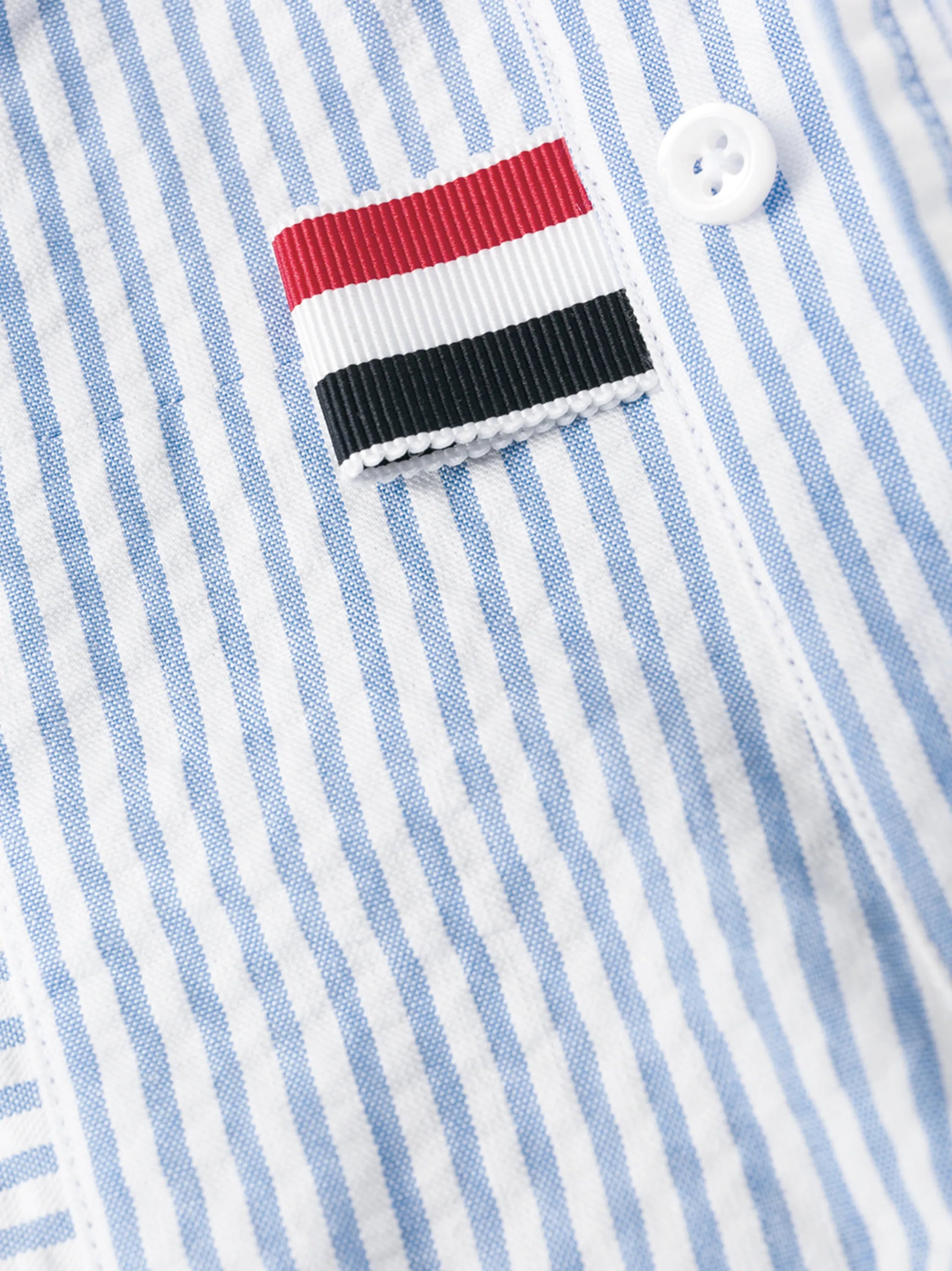 striped seersucker shirt