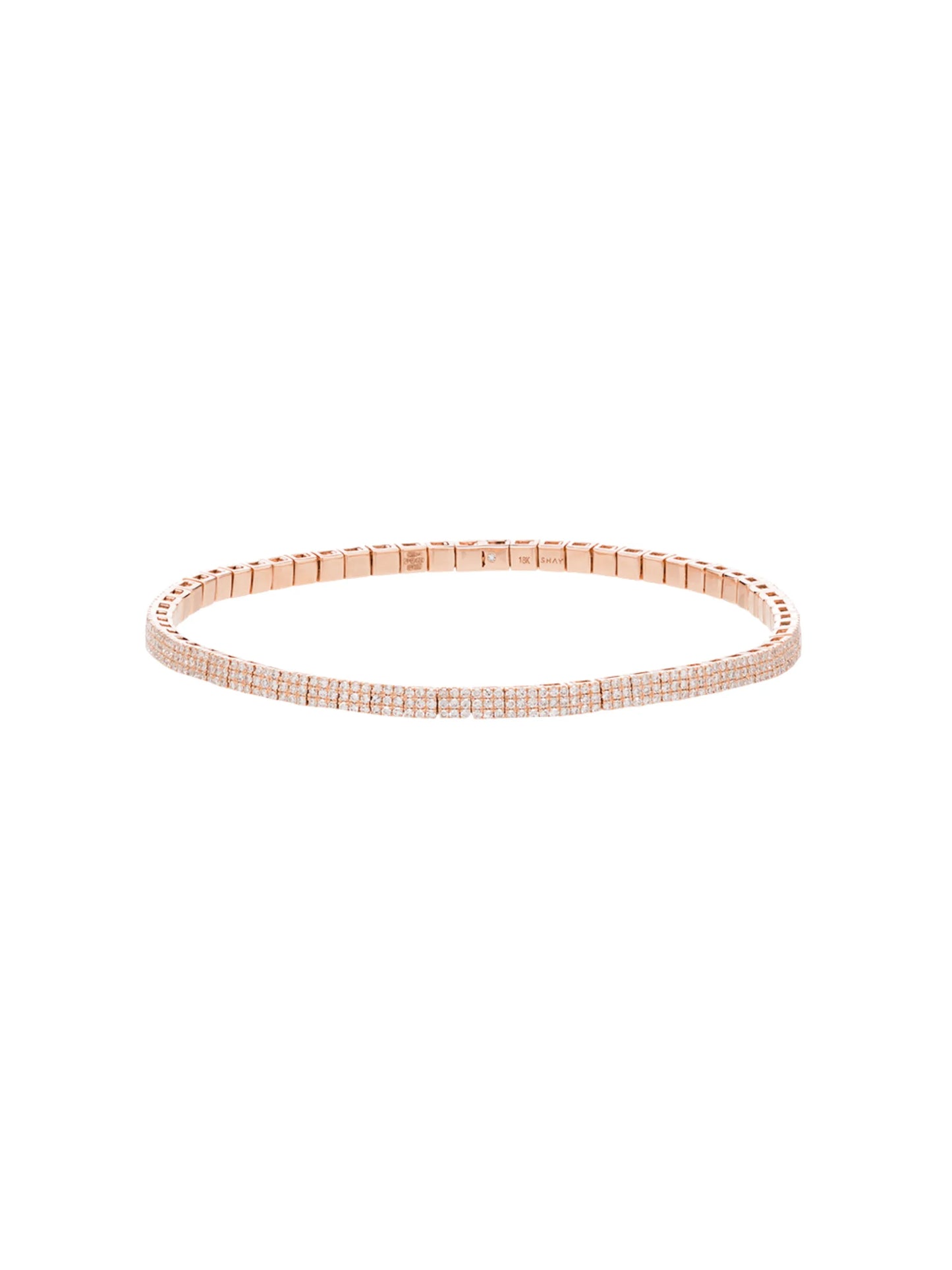 18kt yellow gold diamond studded bracelet