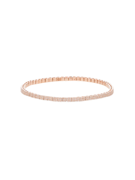 18kt yellow gold diamond studded bracelet