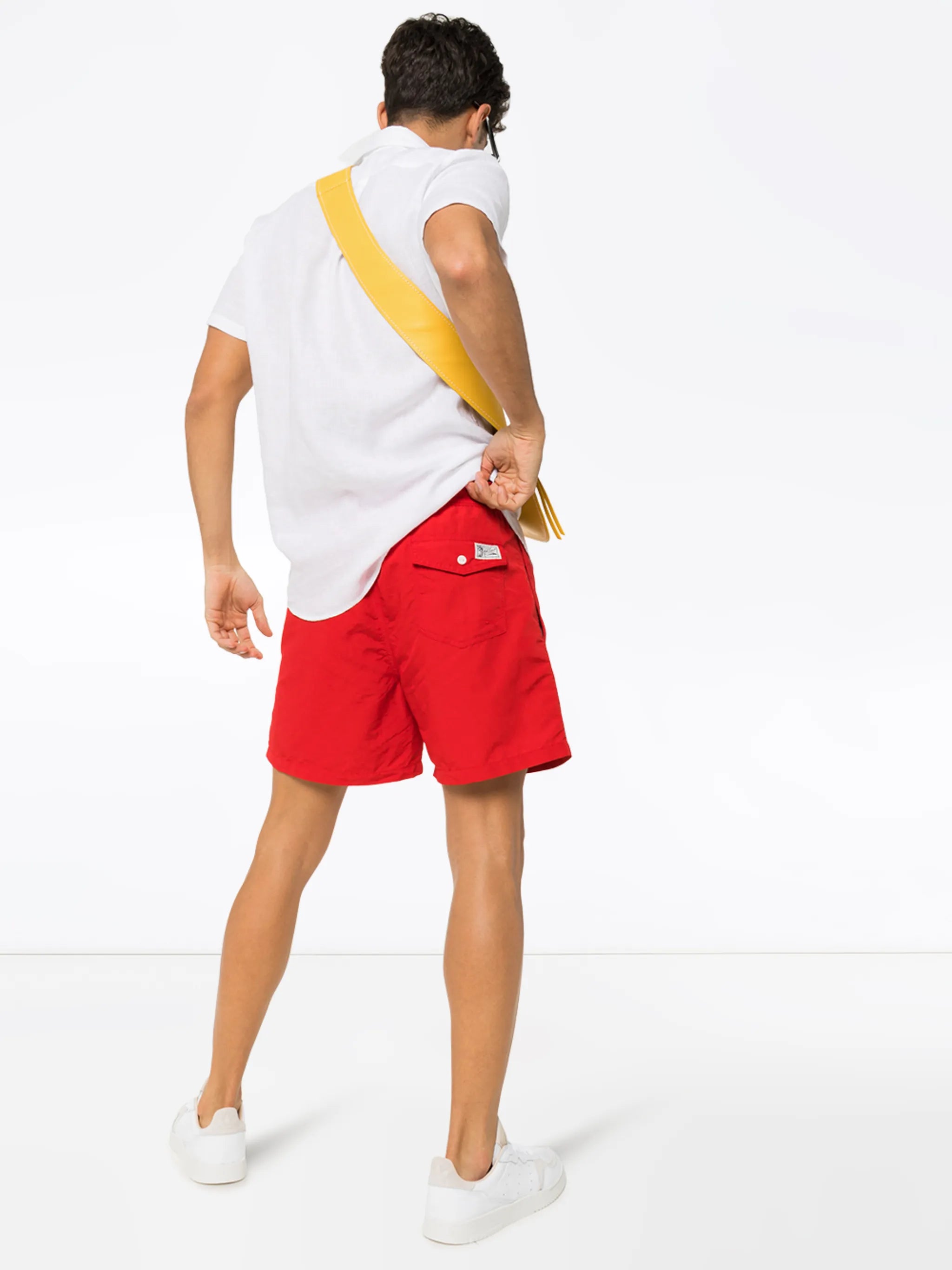 Traveller drawstring swim shorts