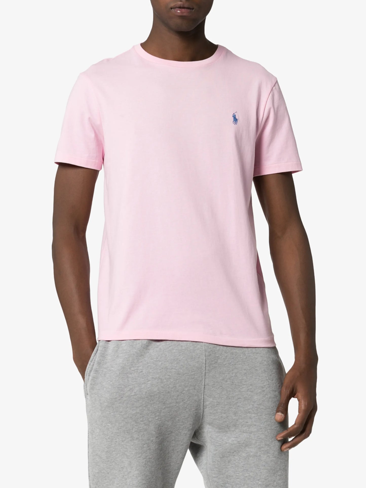 logo embroidered T-shirt