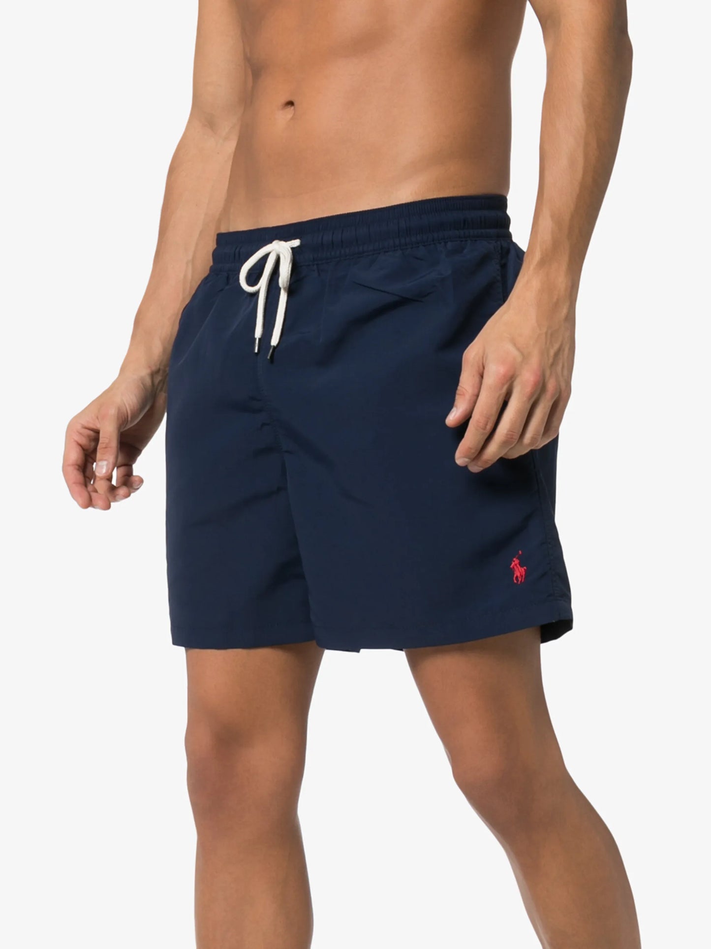 logo embroidered swim shorts
