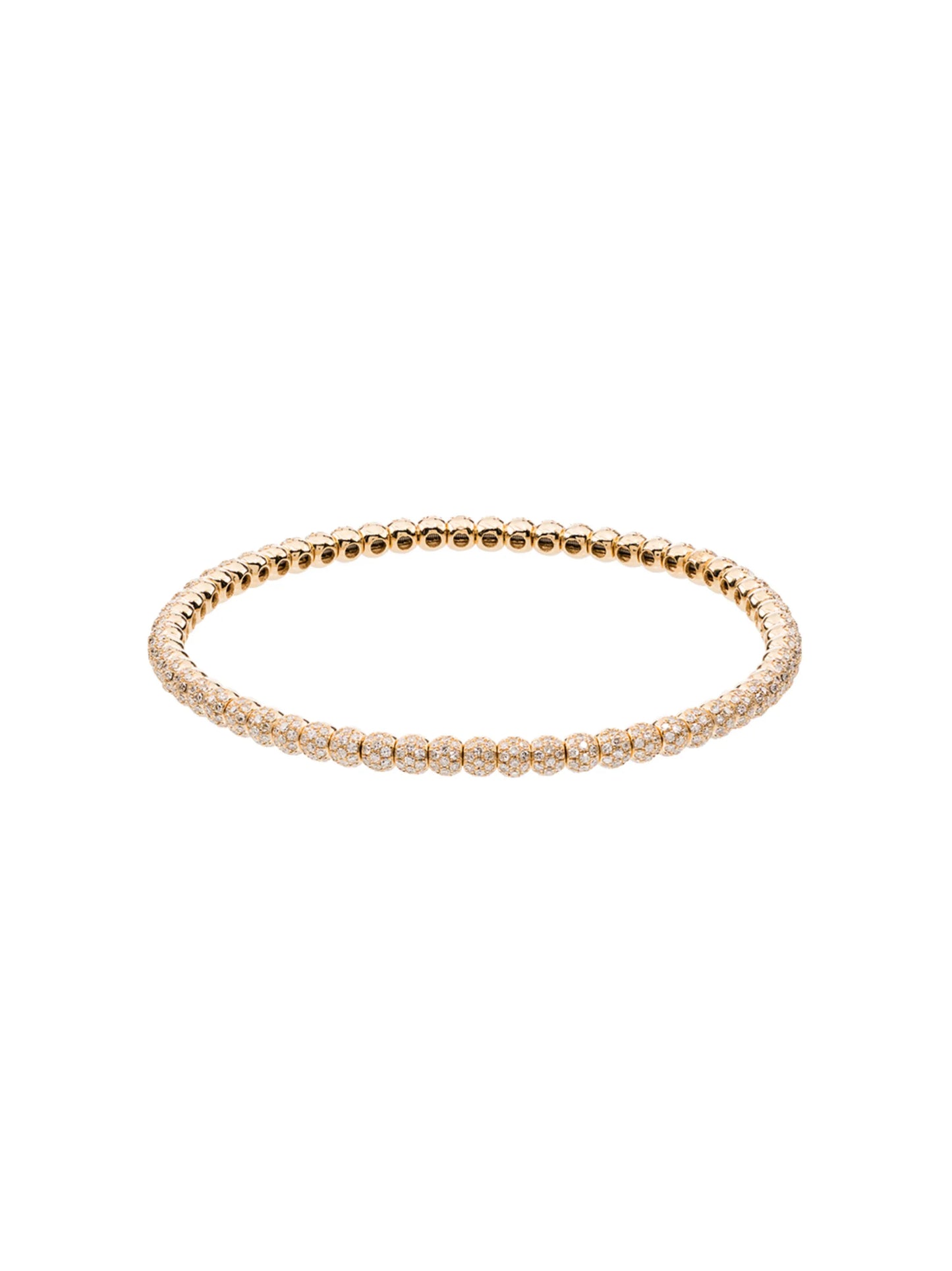 18kt yellow gold diamond bracelet