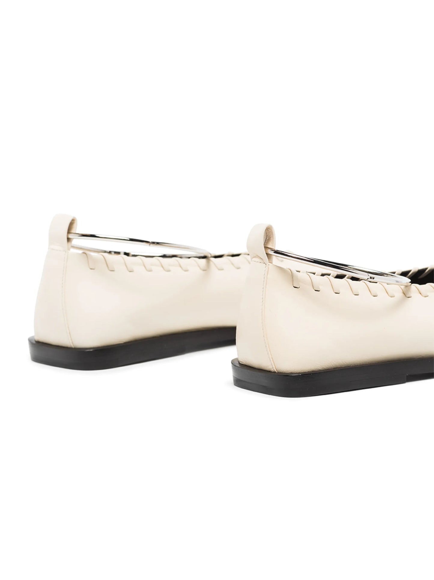 stitch detail ballet flats