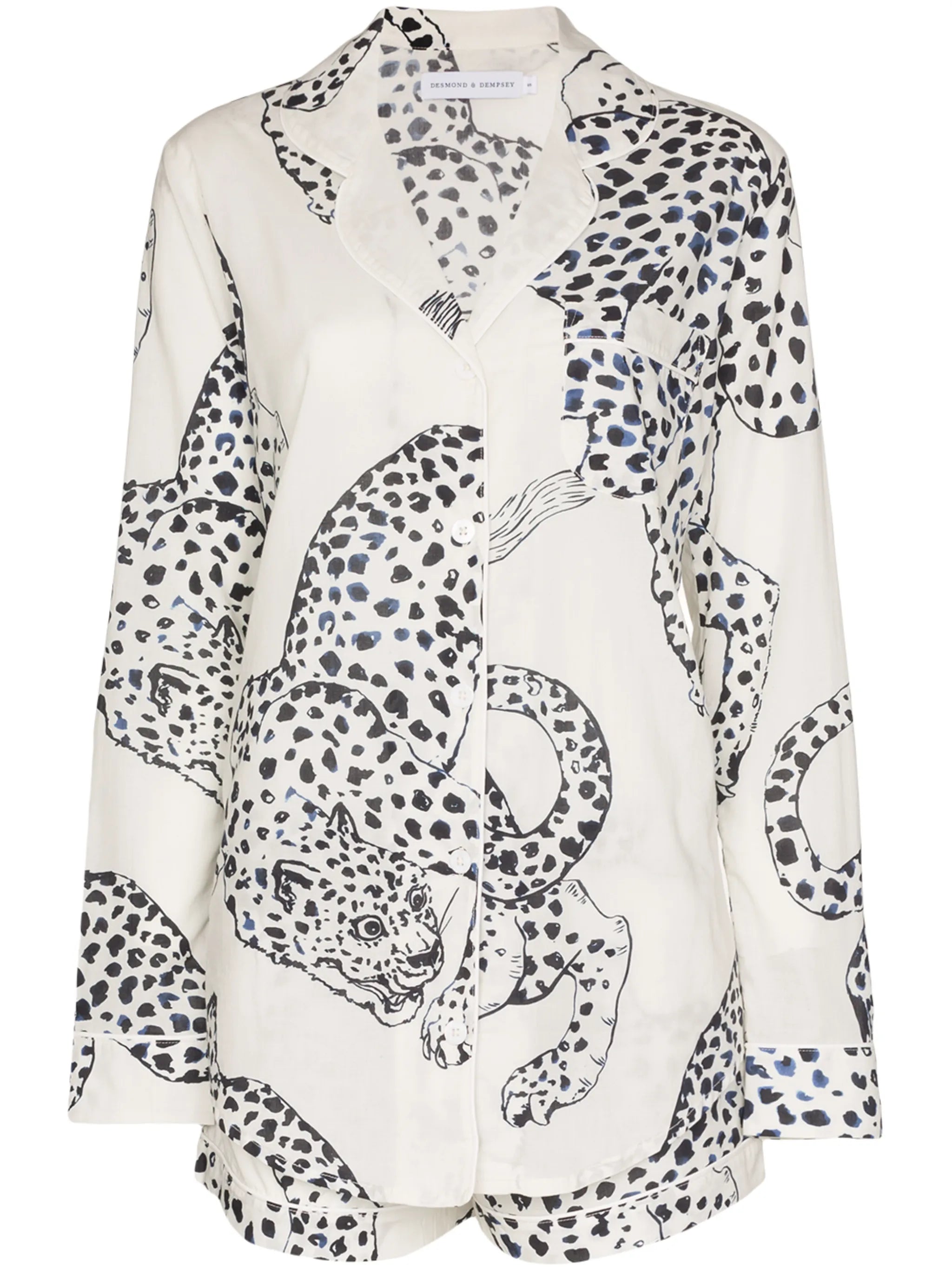 The Jag print cotton pyjamas set