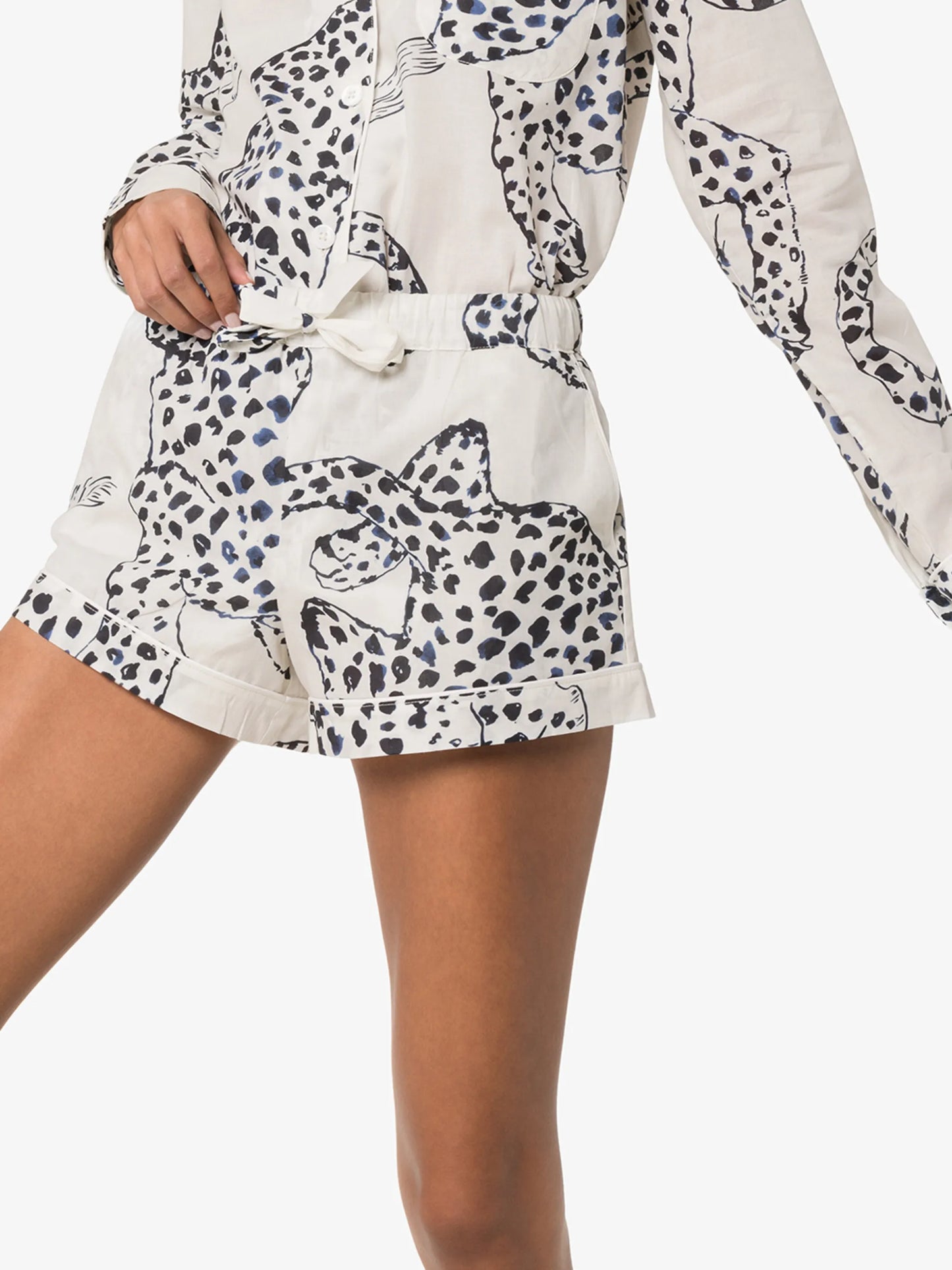 The Jag print cotton pyjamas set