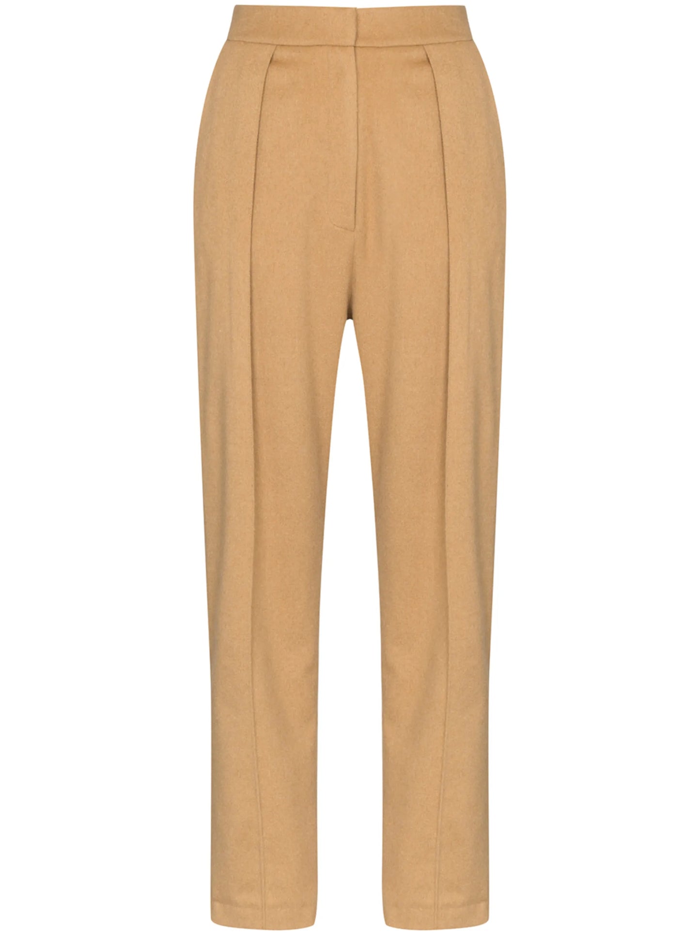 pleated wide-leg trousers