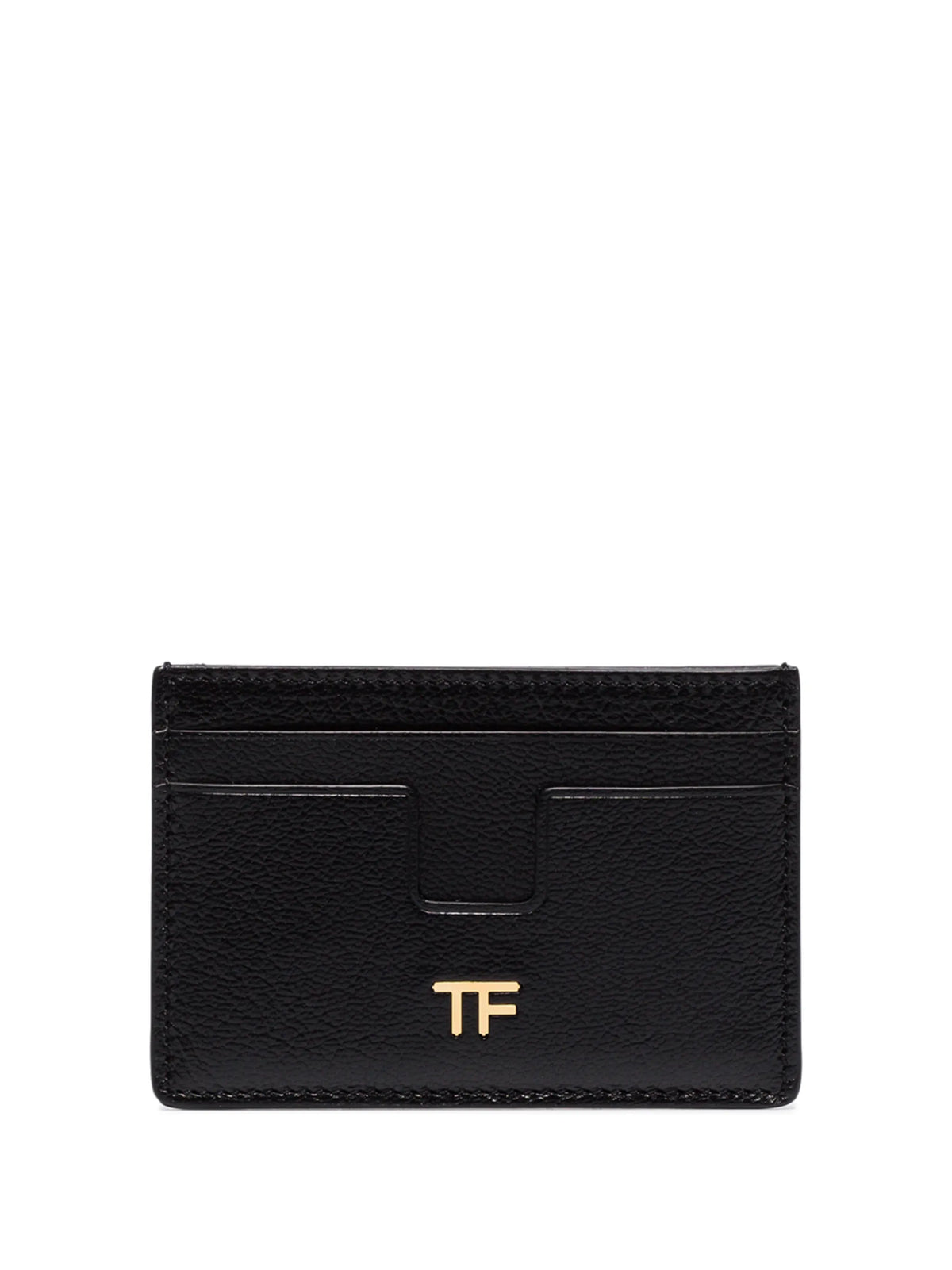logo-embellished leather cardholder