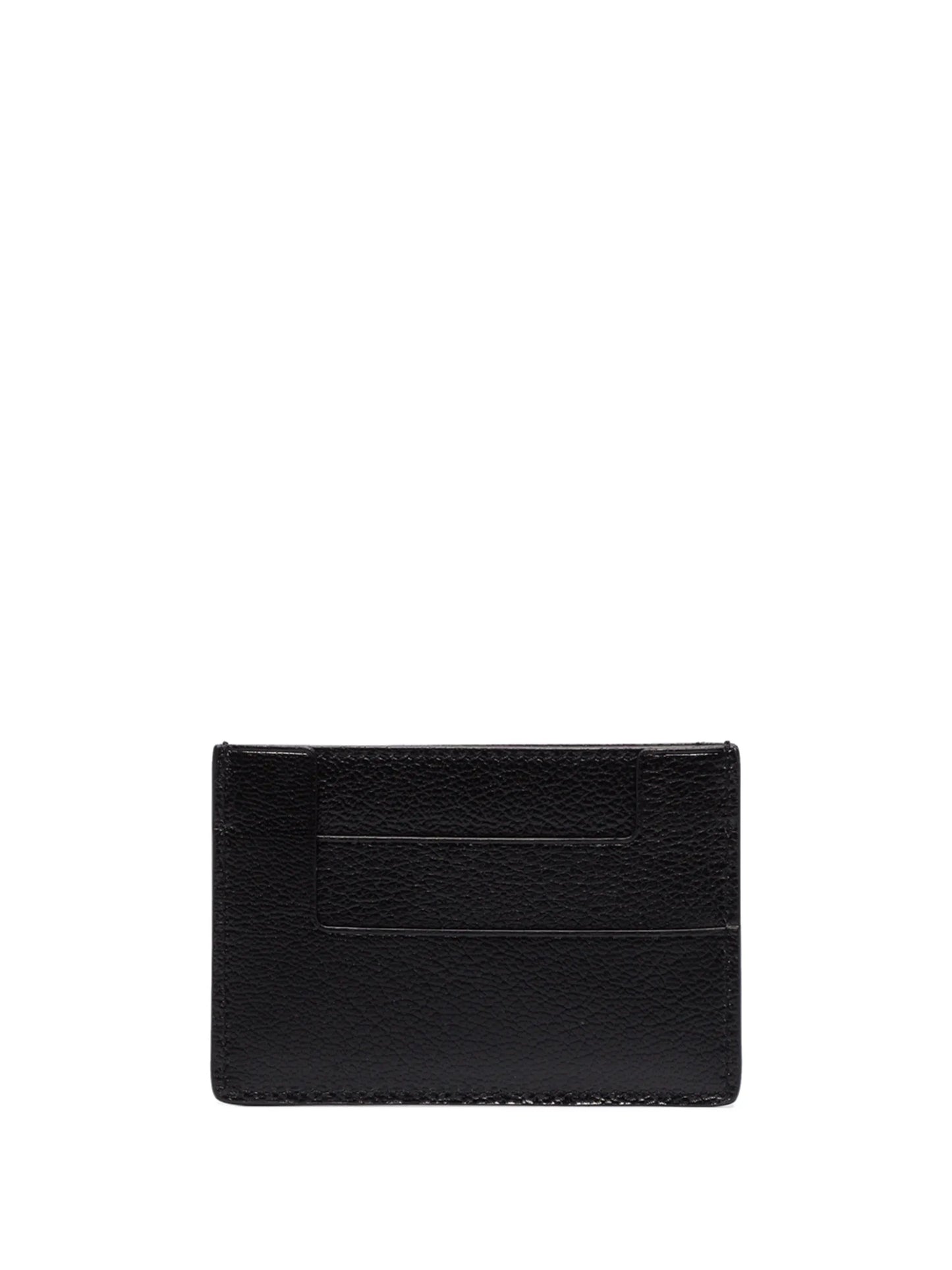 logo-embellished leather cardholder