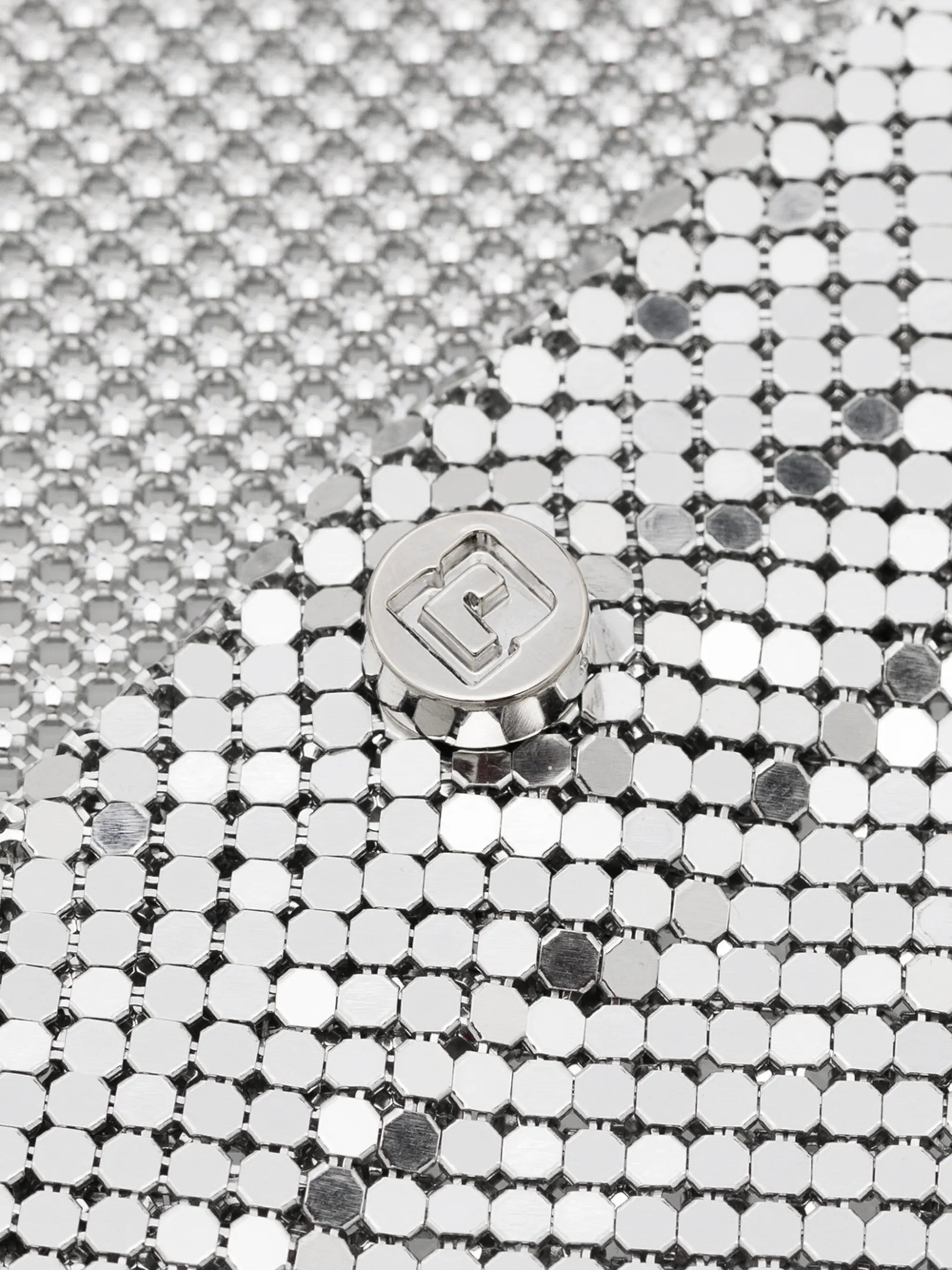 draped mesh necklace