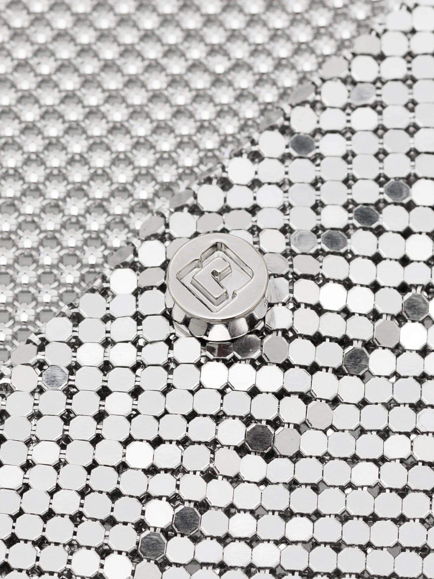 draped mesh necklace