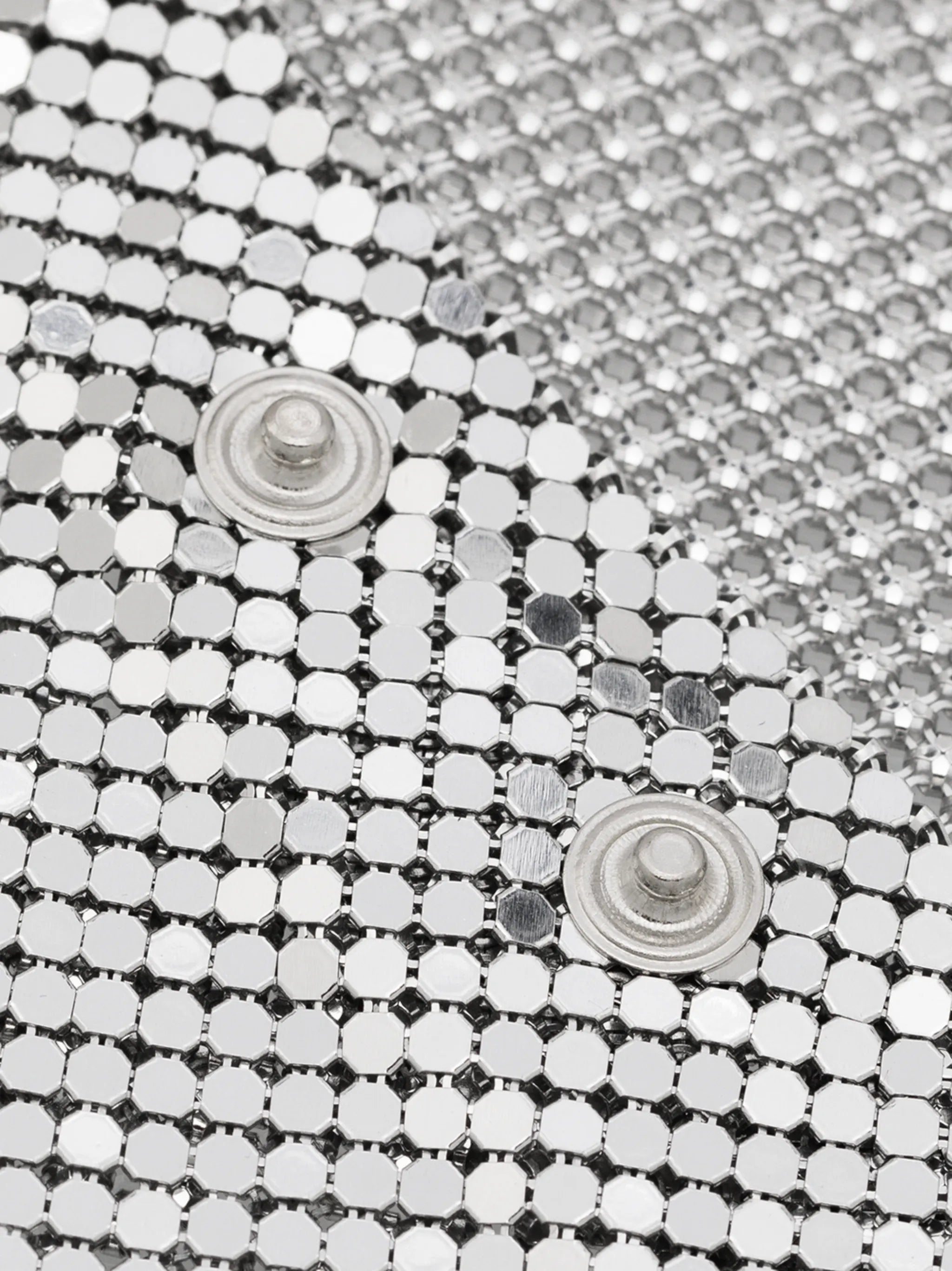 draped mesh necklace
