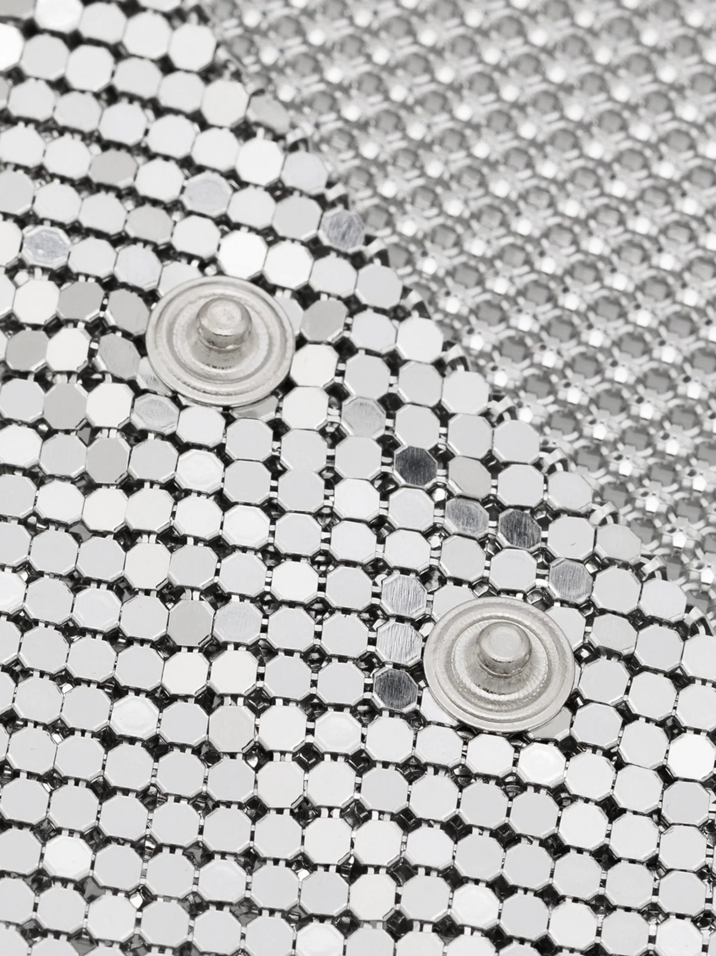 draped mesh necklace