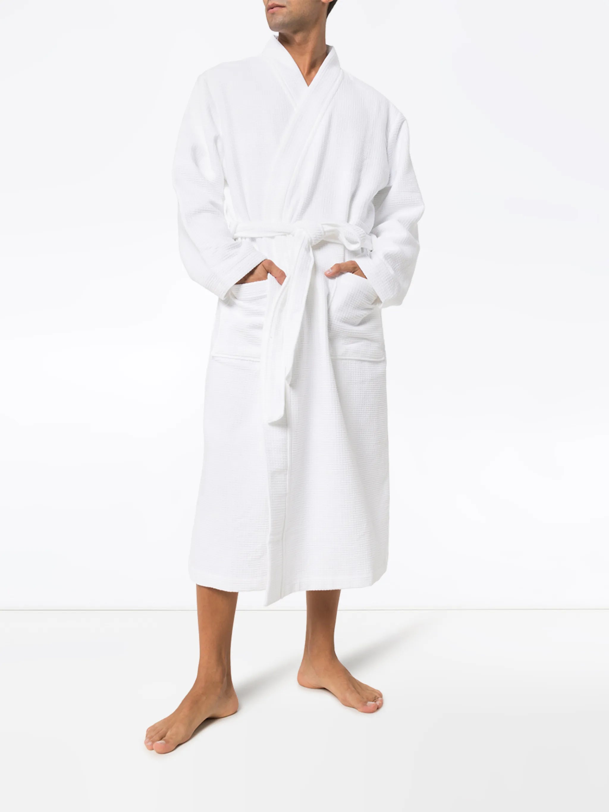 waffle-knit robe
