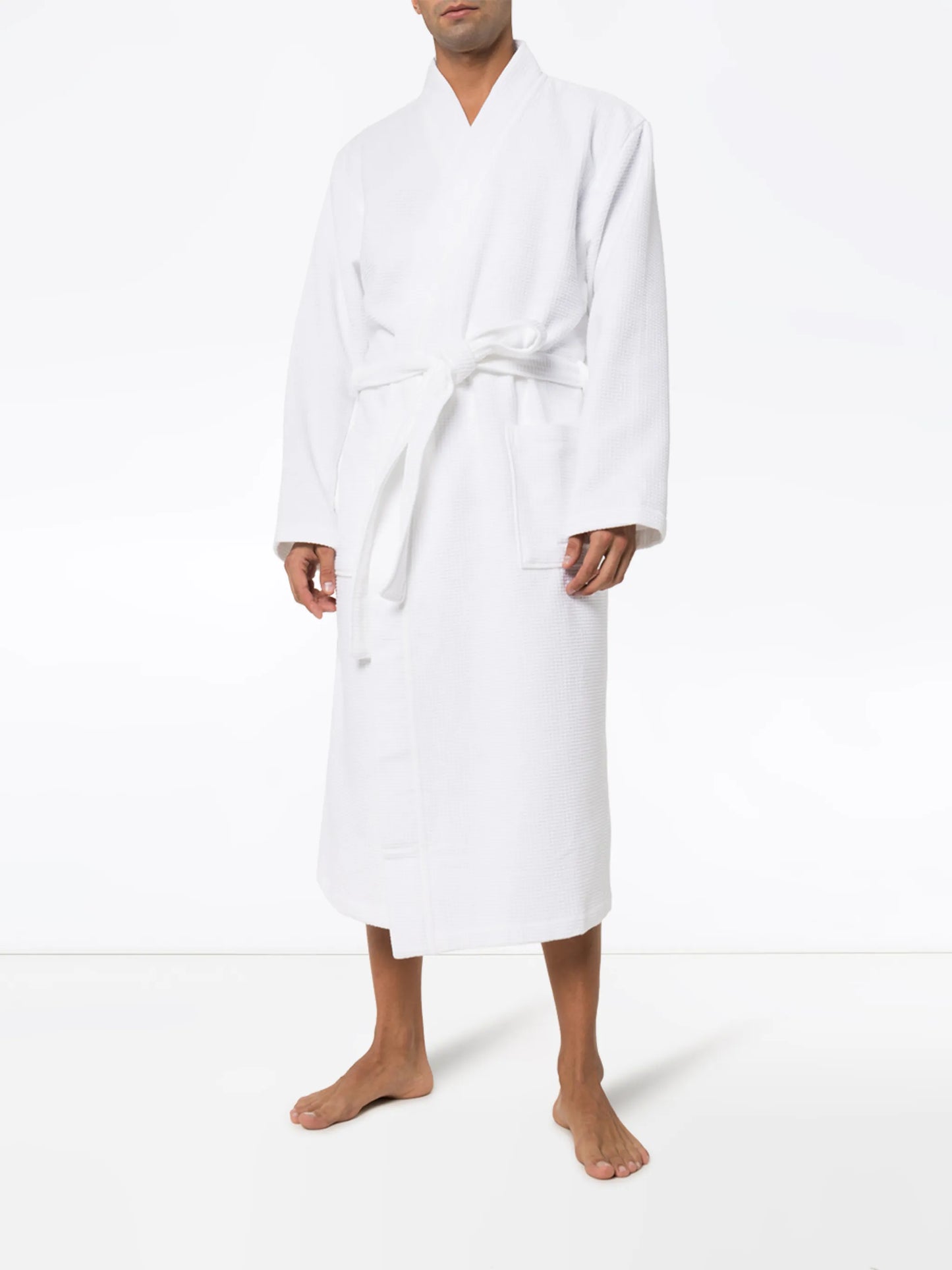 waffle-knit robe
