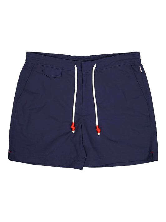 blue swim shorts