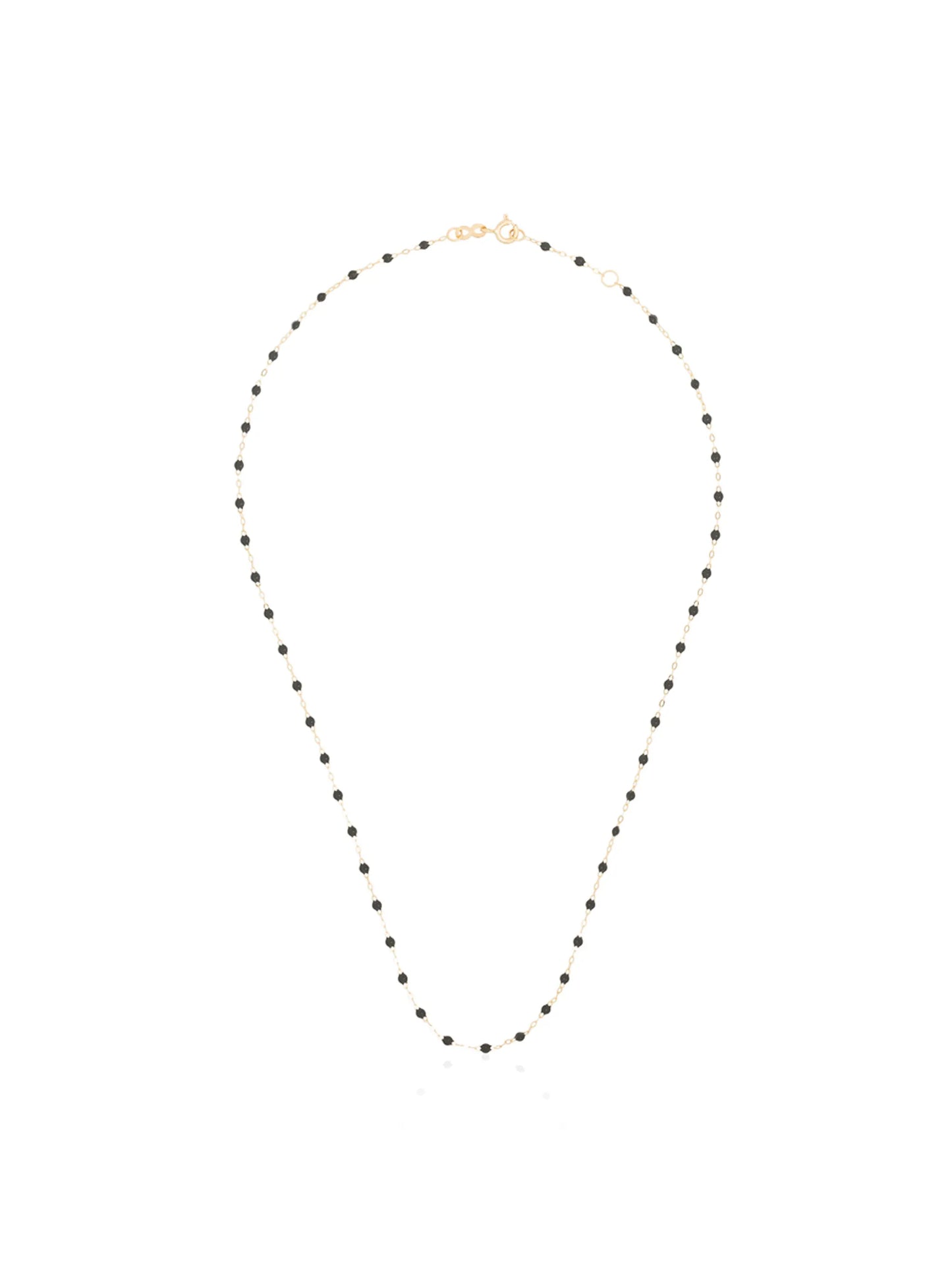 18kt yellow gold beaded necklace