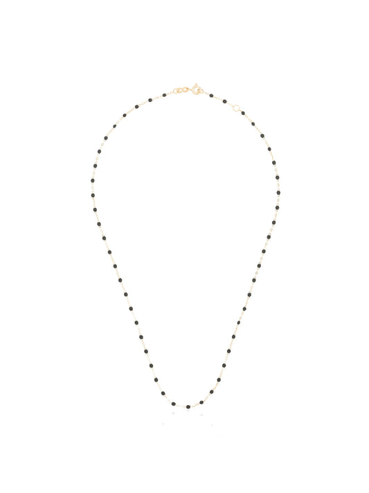 18kt yellow gold beaded necklace