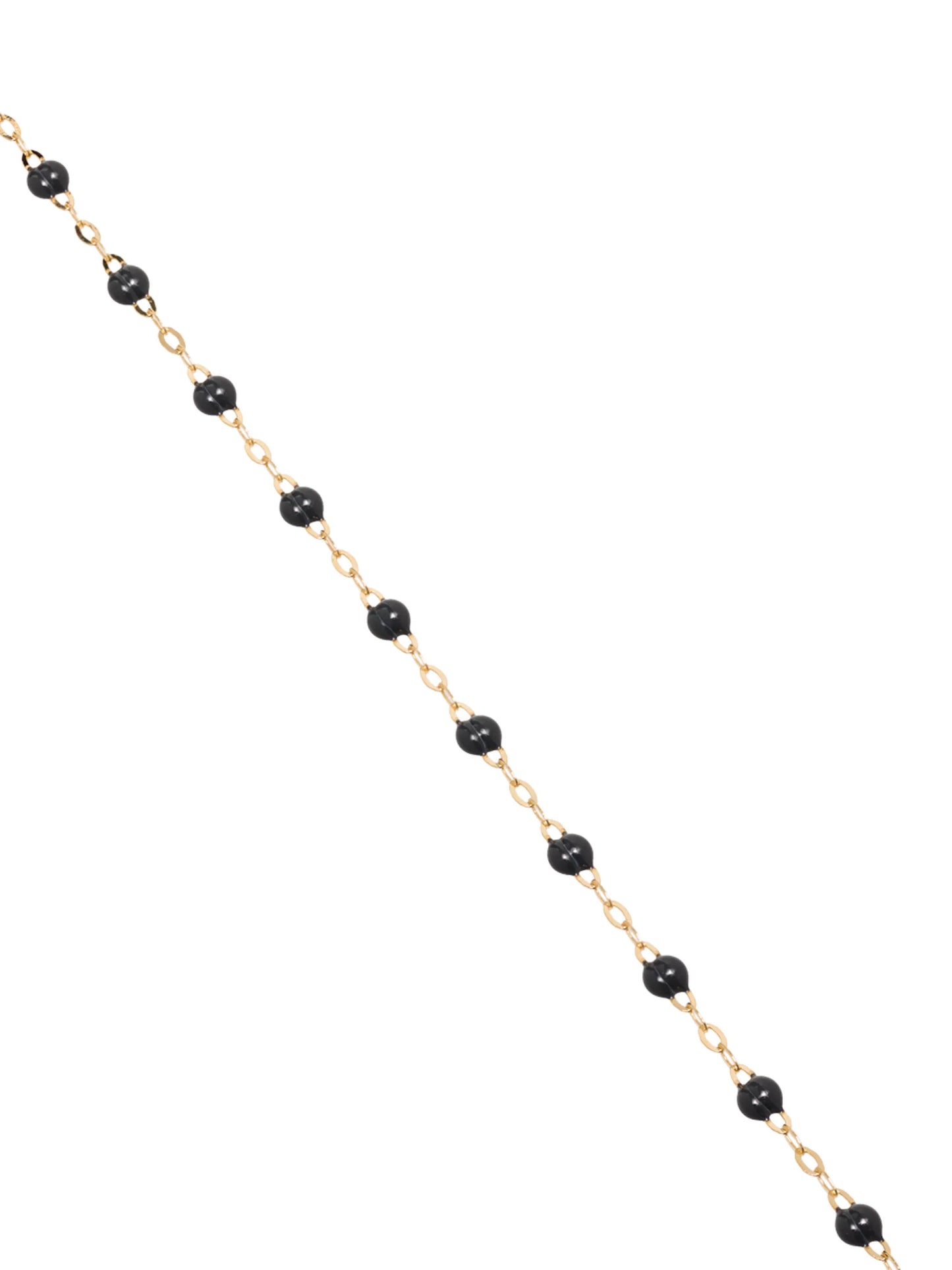18kt yellow gold beaded necklace