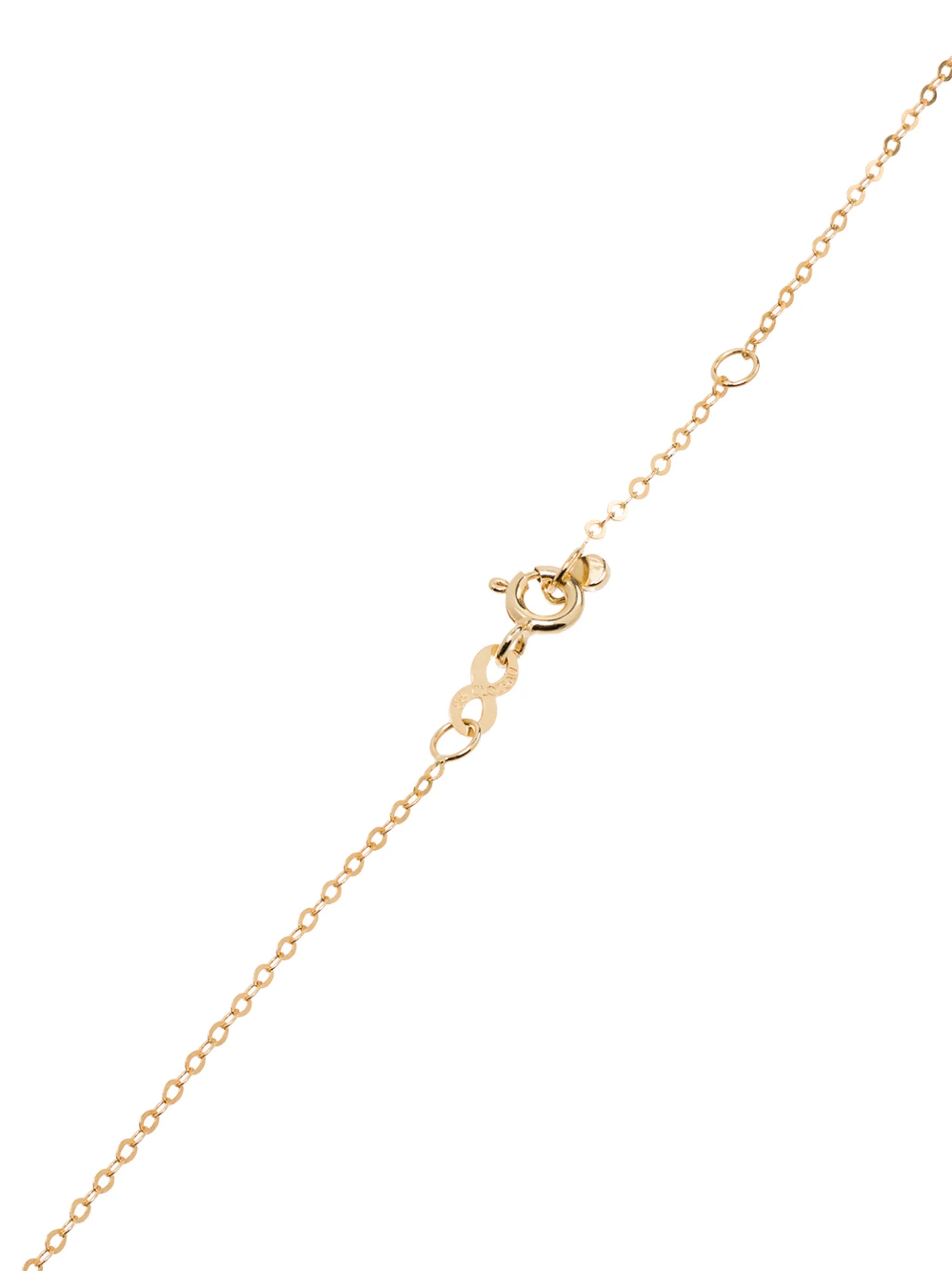 diamond-pendant chain necklace
