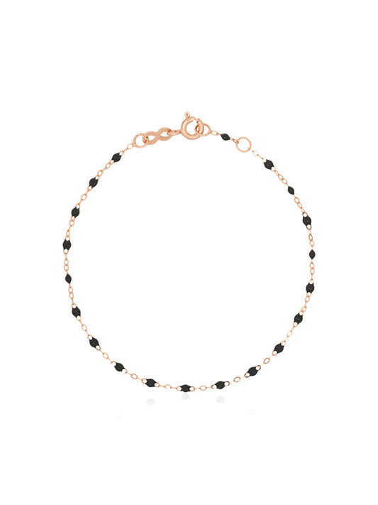18kt rose gold resin bracelet