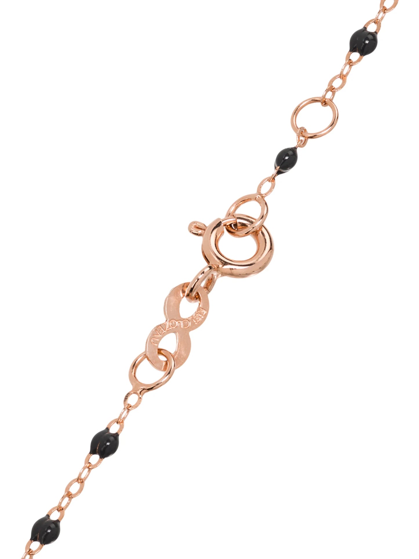 18kt rose gold resin bracelet