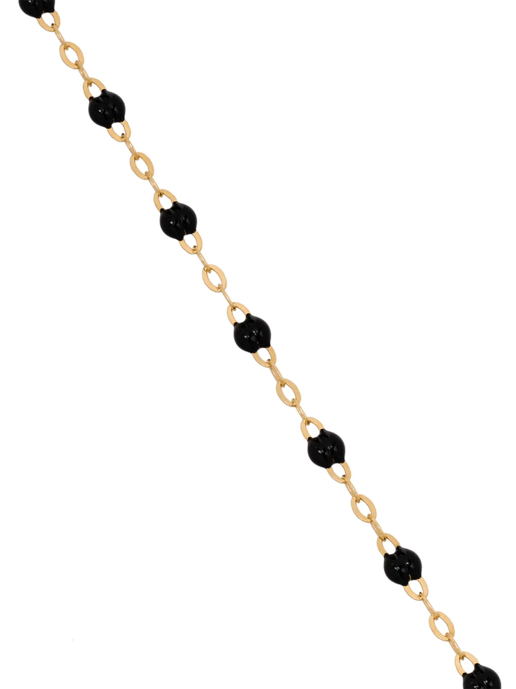 18kt yellow gold beaded necklace