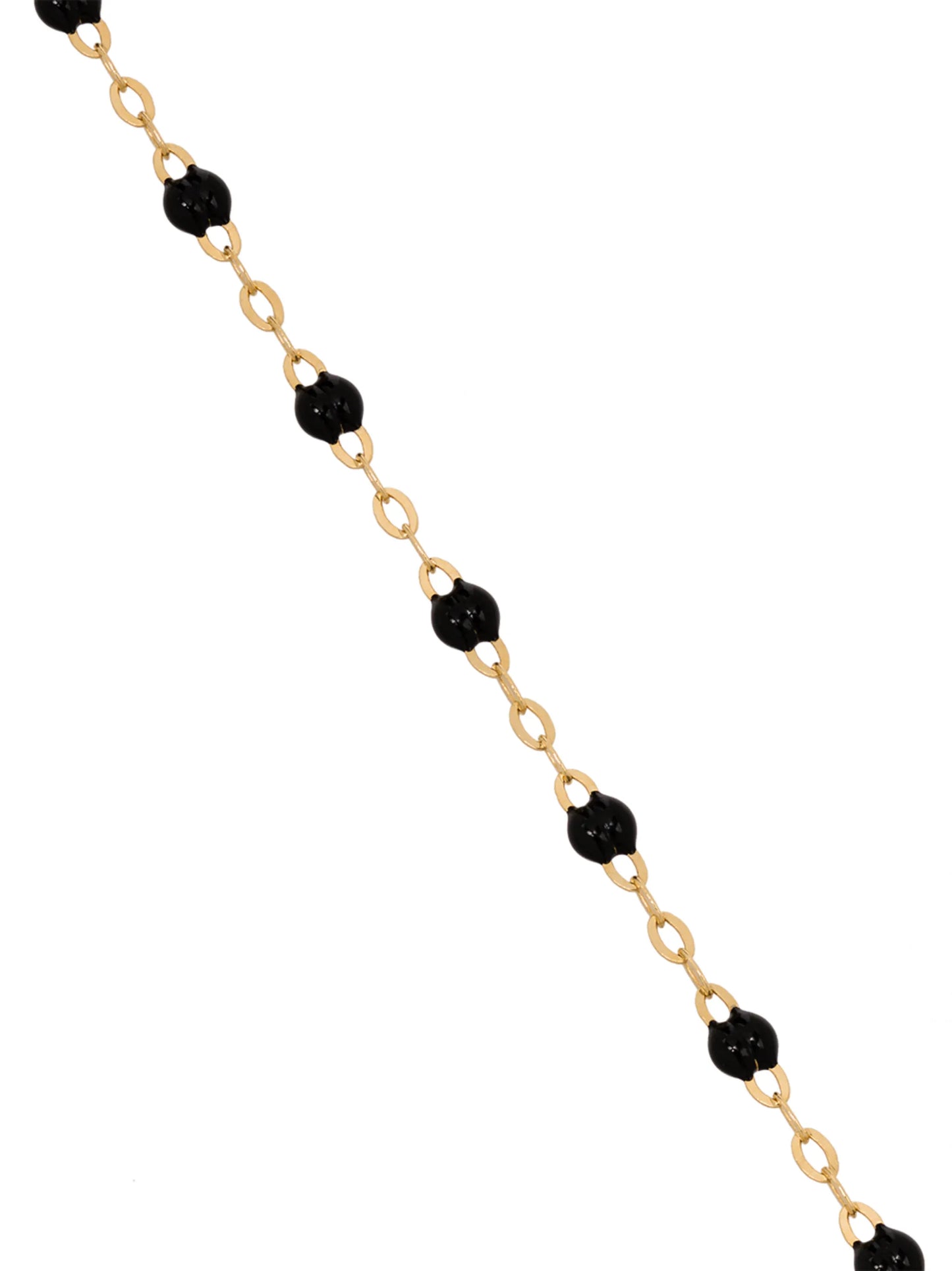 18kt yellow gold beaded necklace
