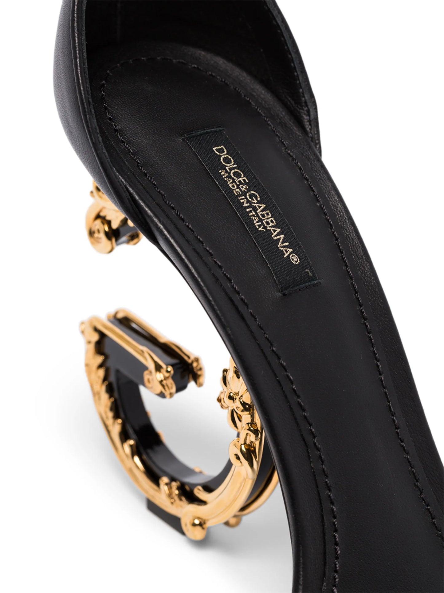 Keira baroque DG leather sandals