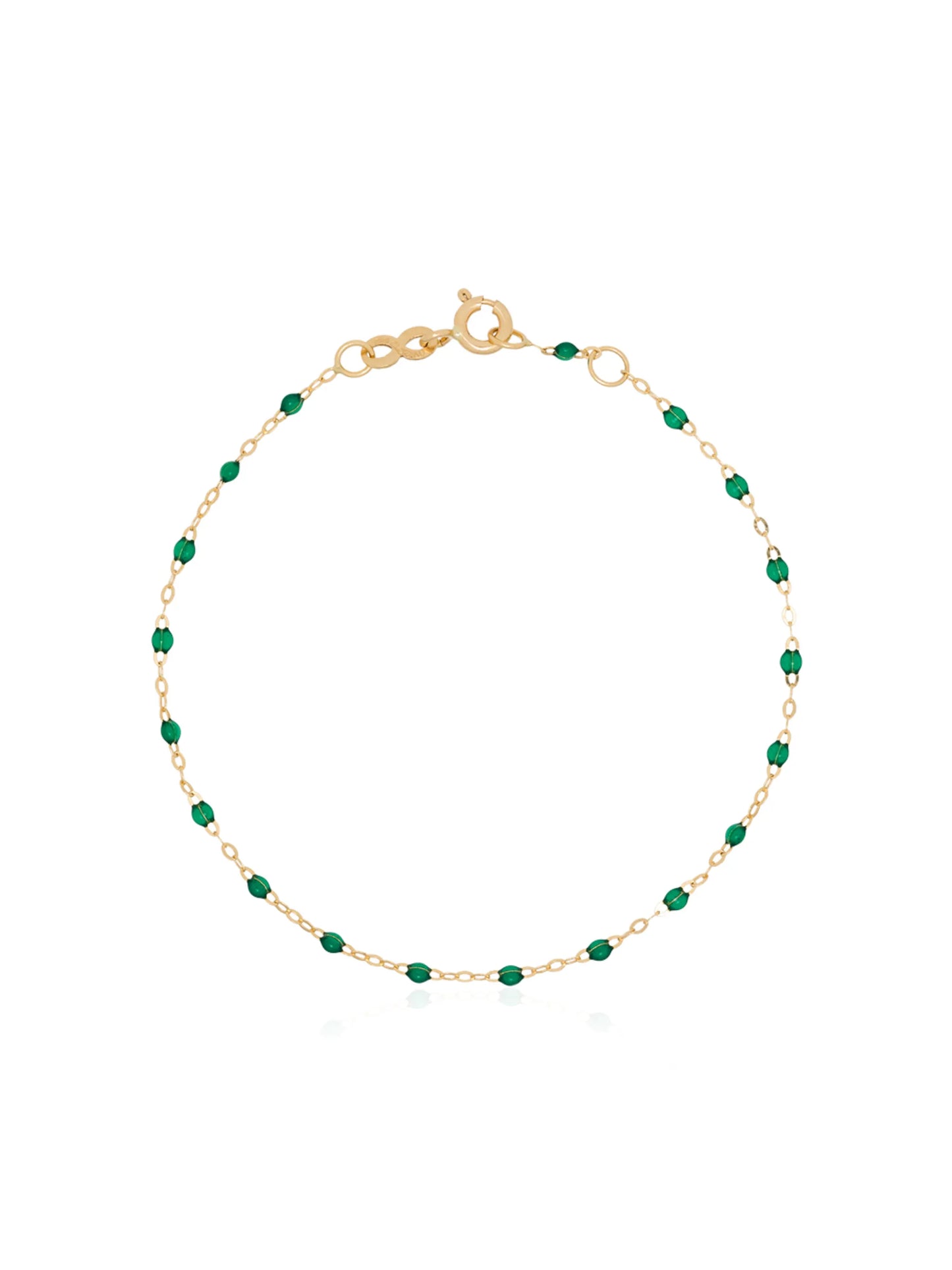 18kt yellow gold beaded bracelet