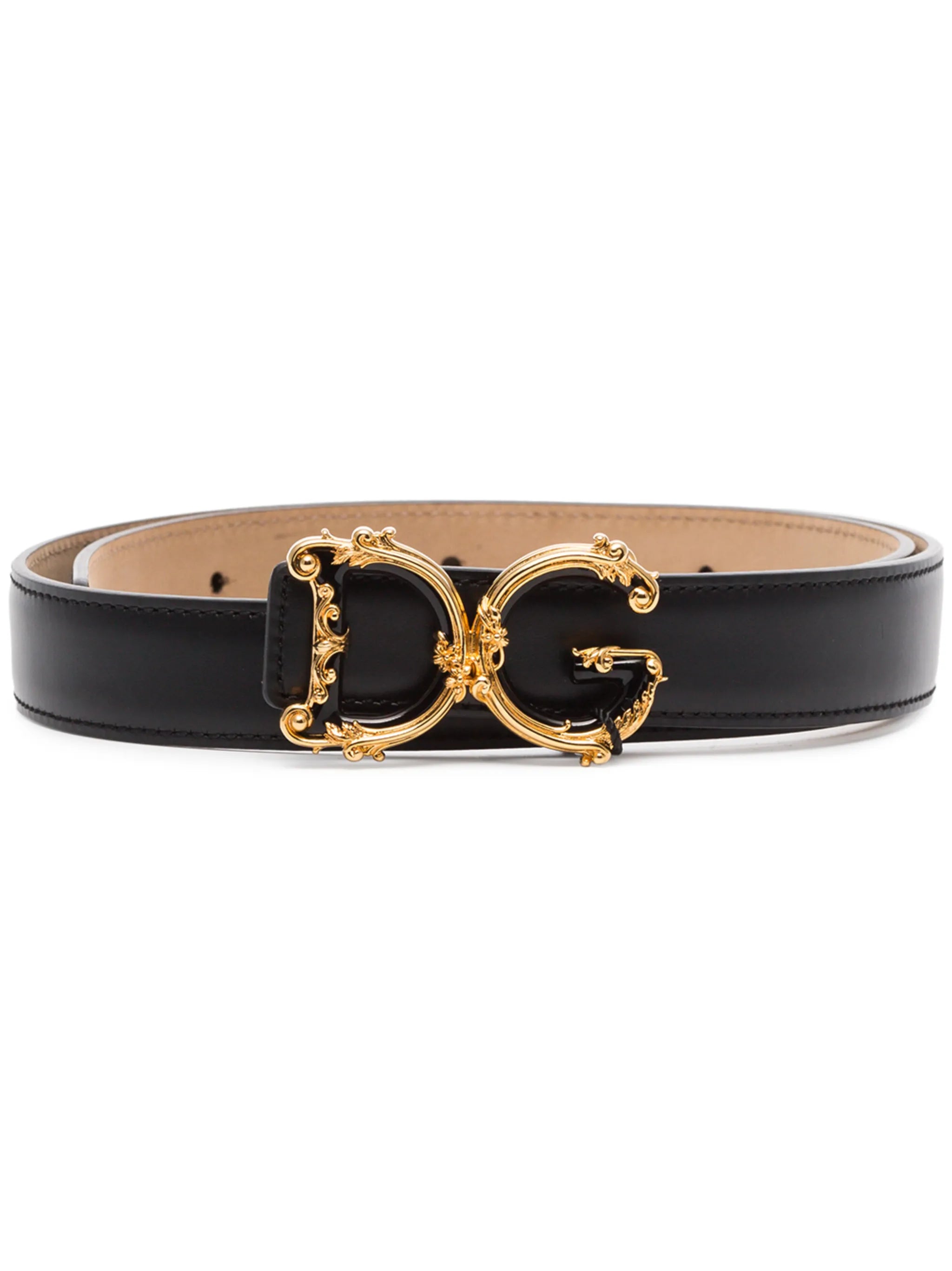 DG Baroque leather belt