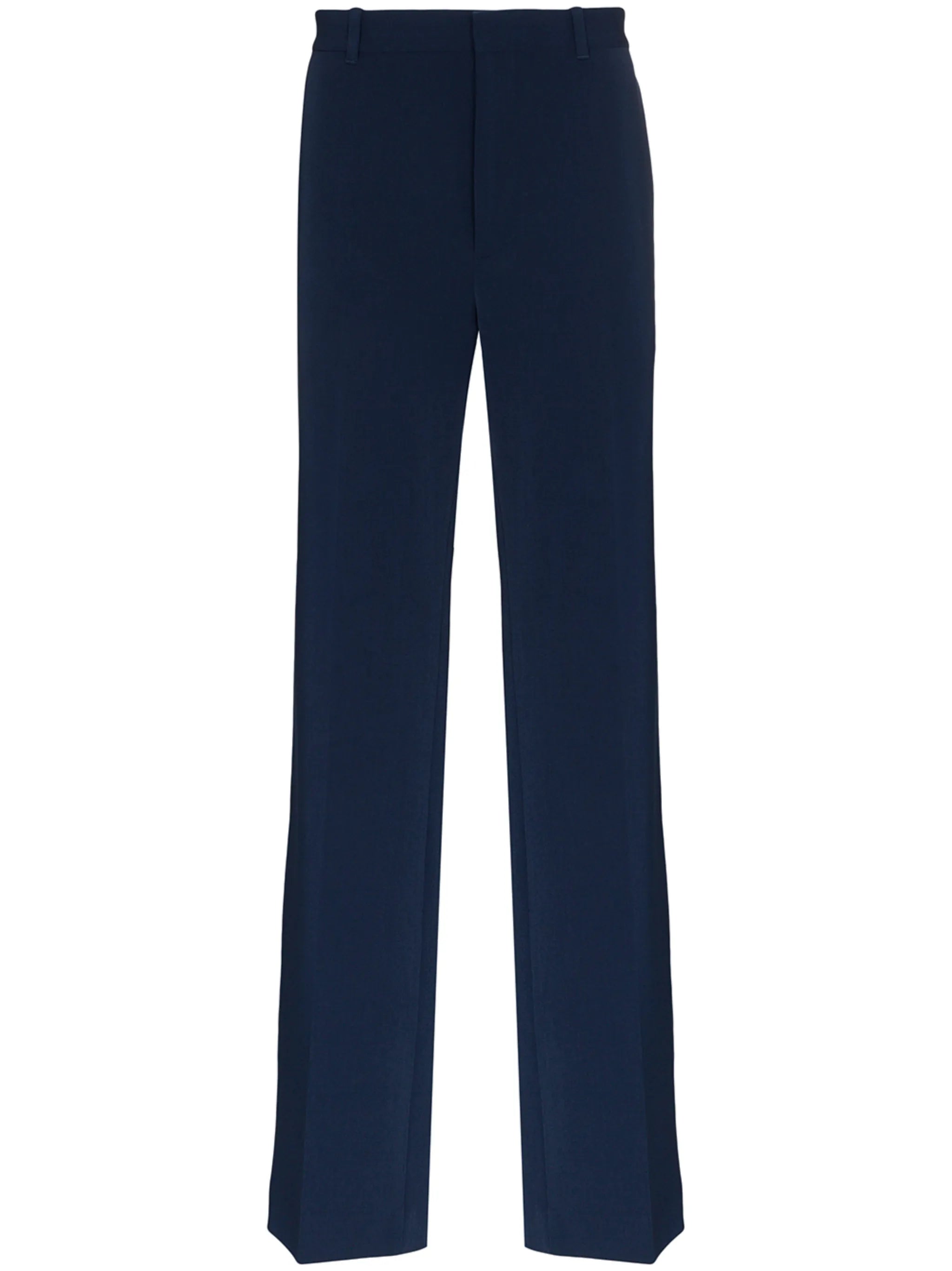 tailored straight-leg trousers