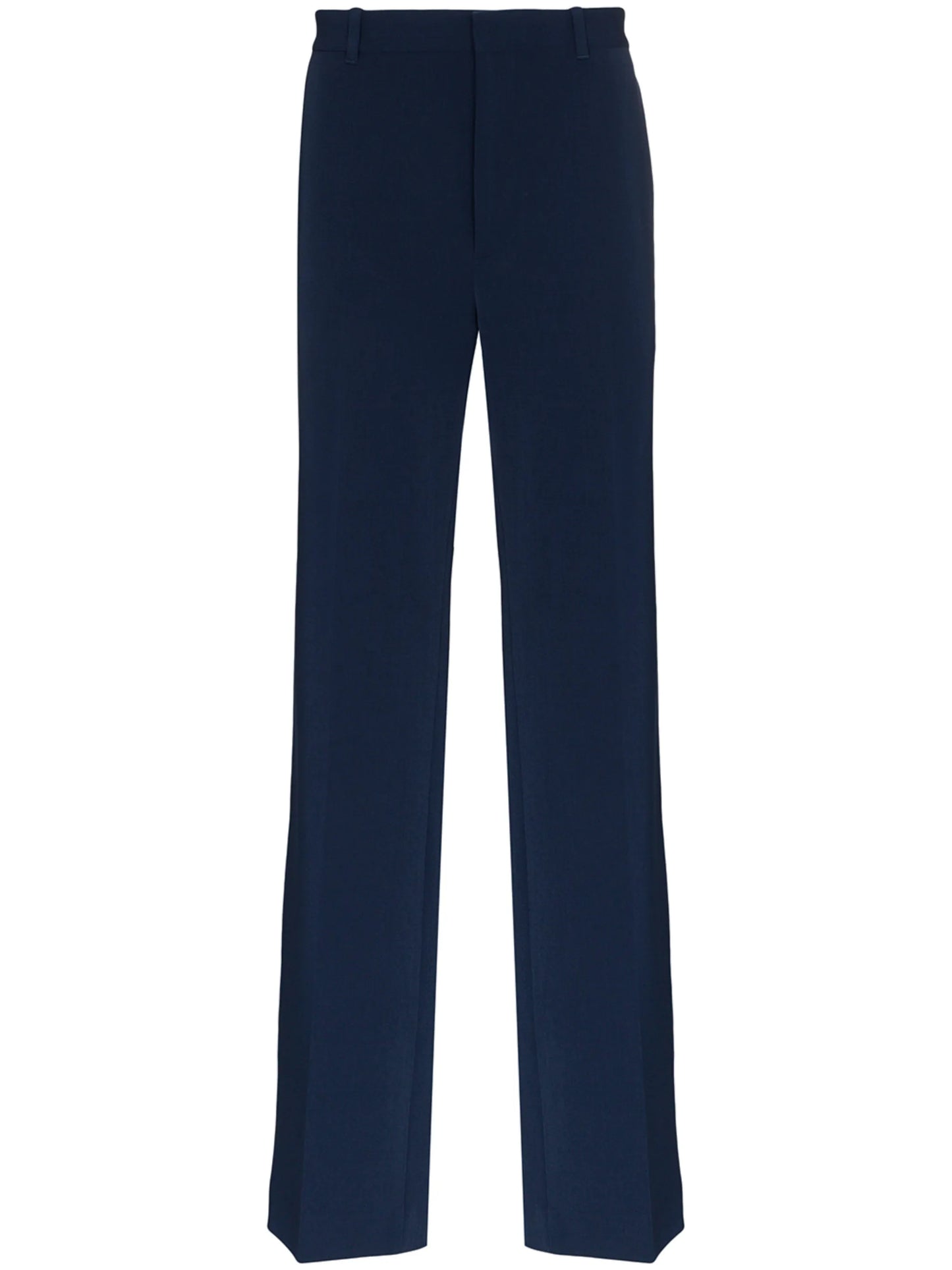 tailored straight-leg trousers