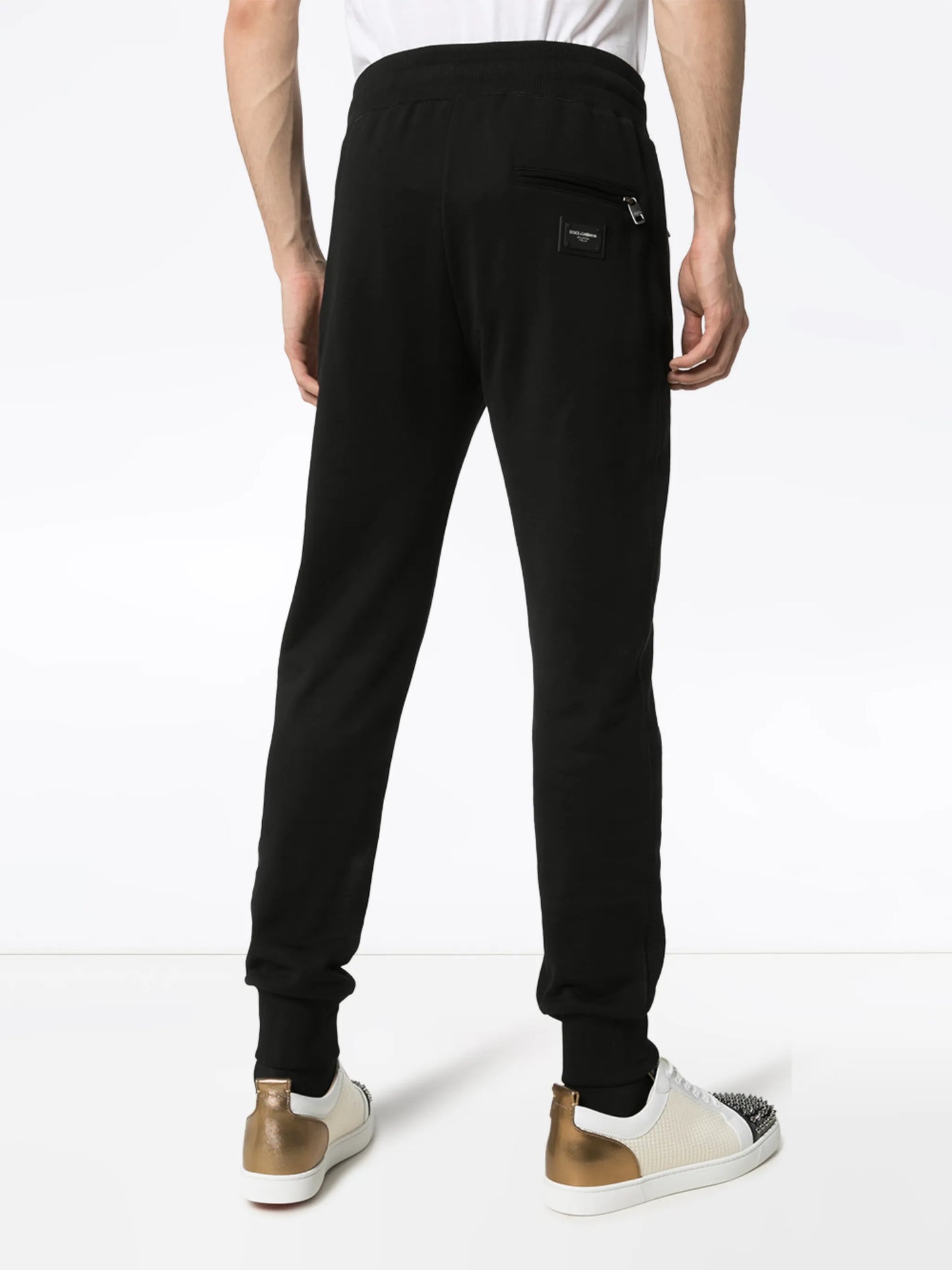 logo-tag track pants