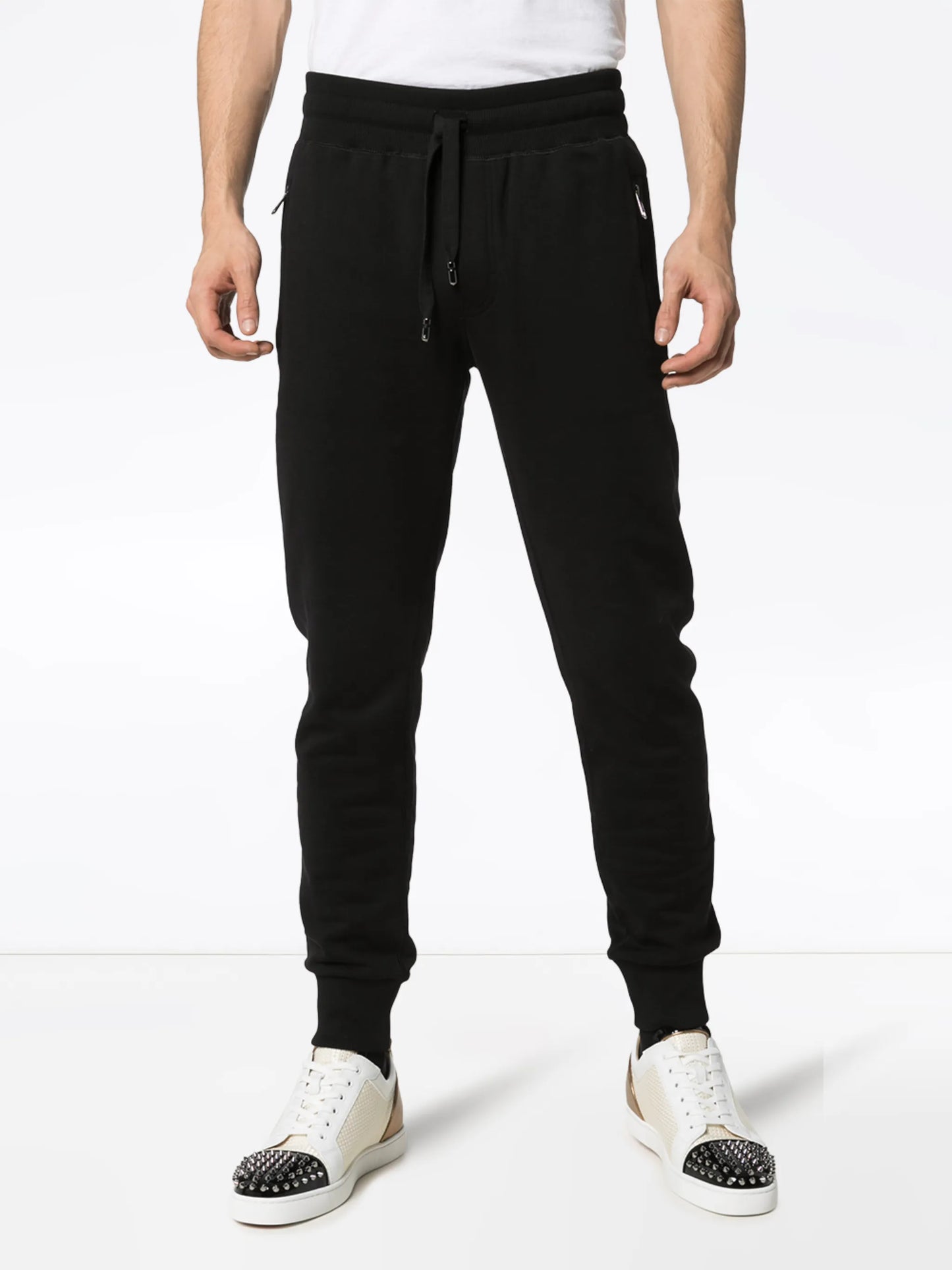 logo-tag track pants